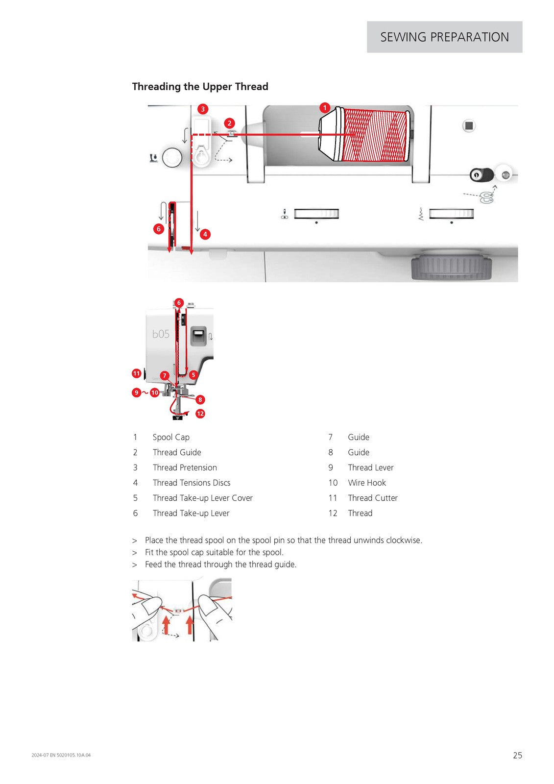 BERNINA Bernette B05 Crafter Sewing Machine User Manual 2024 - WIRE BOUND