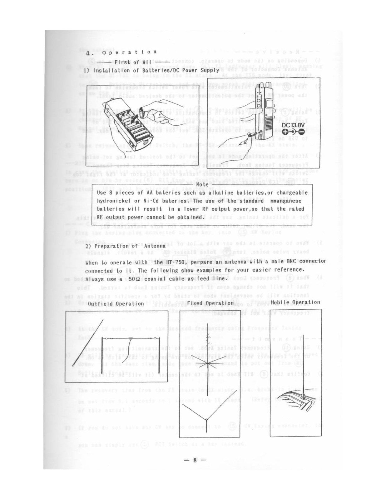 TOKYO HY-POWER HT-750 Transceiver Instruction Manual - WIRE BOUND - TOUGH COVERS