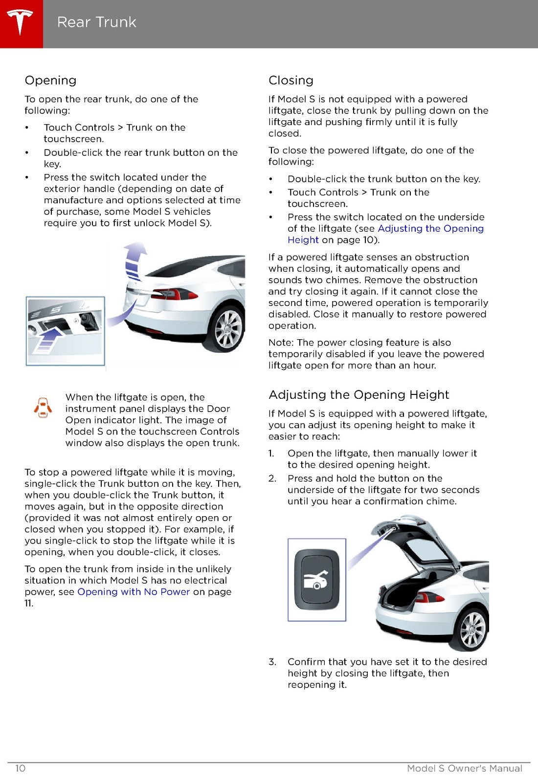 TESLA Model S Owners Manual 2017 - STEEL WIRE BOUND - PROTECTIVE COVERS