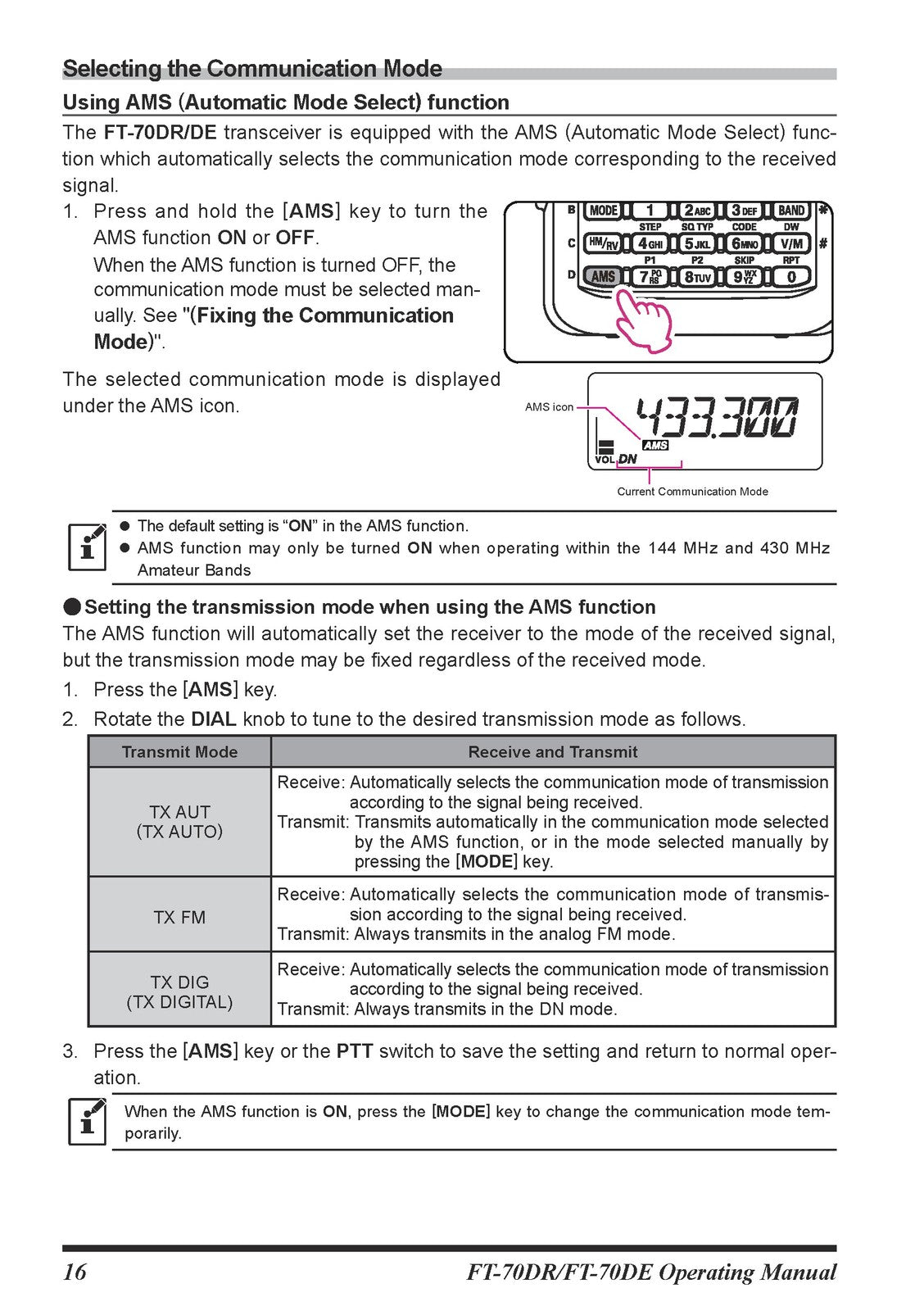 YAESU FT-70DR FT-70DE VX-6R Transceiver Operators Manual BUNDLE - WIRE BOUND