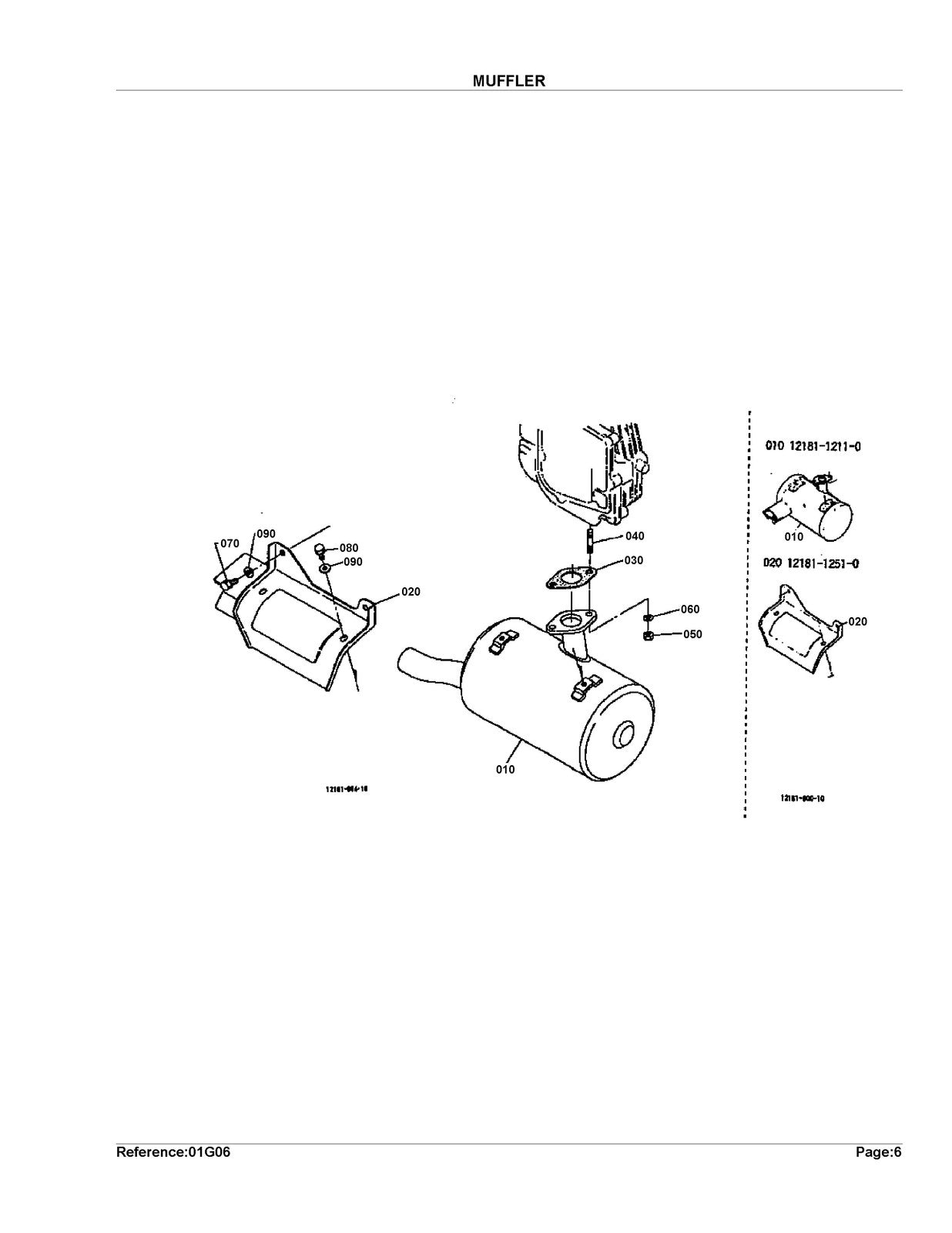 KUBOTA T1400H Parts Manual - STEEL WIRE BOUND - PROTECTIVE COVERS