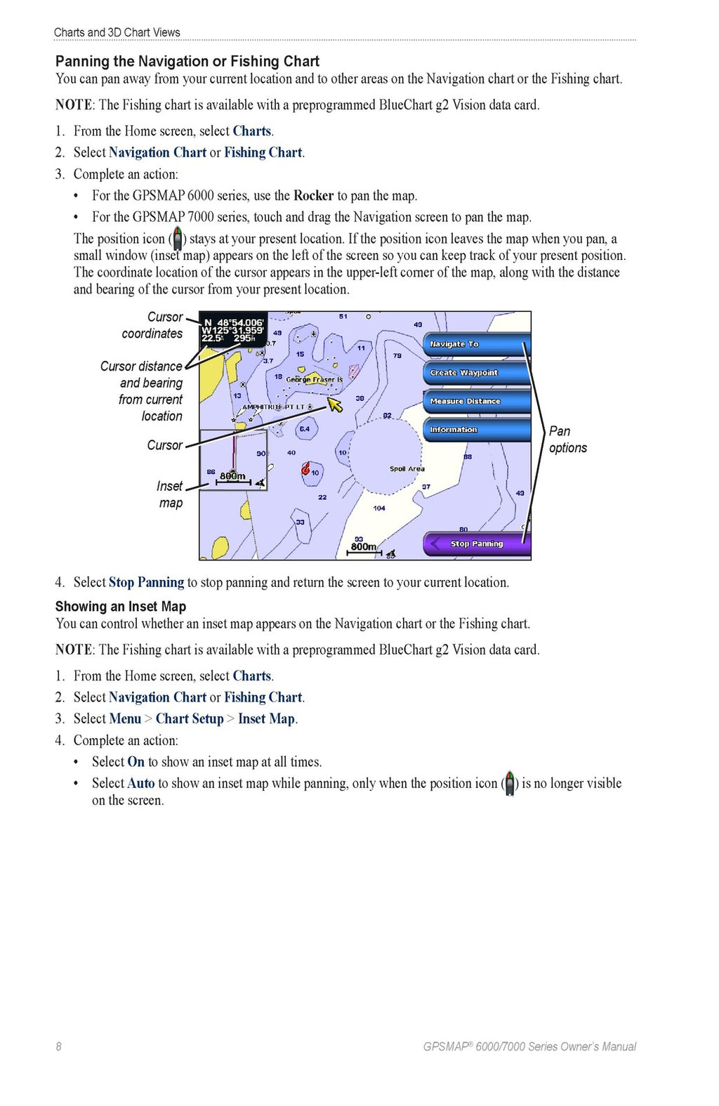GARMIN GPSMAP 6000 7000 Series Owners Manual - STEEL WIRE BOUND - TOUGH COVERS