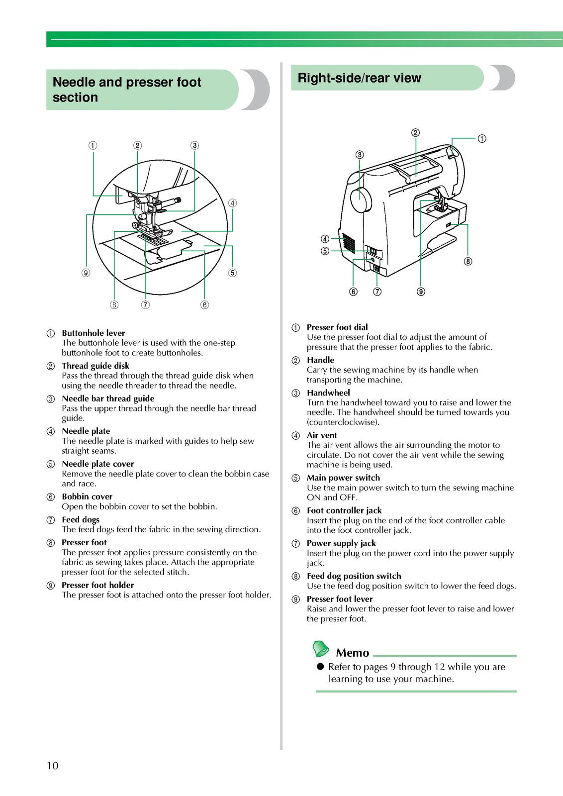 BABY LOCK Elizabeth BL200A Sewing Machine Instruction Manual - WIRE BOUND