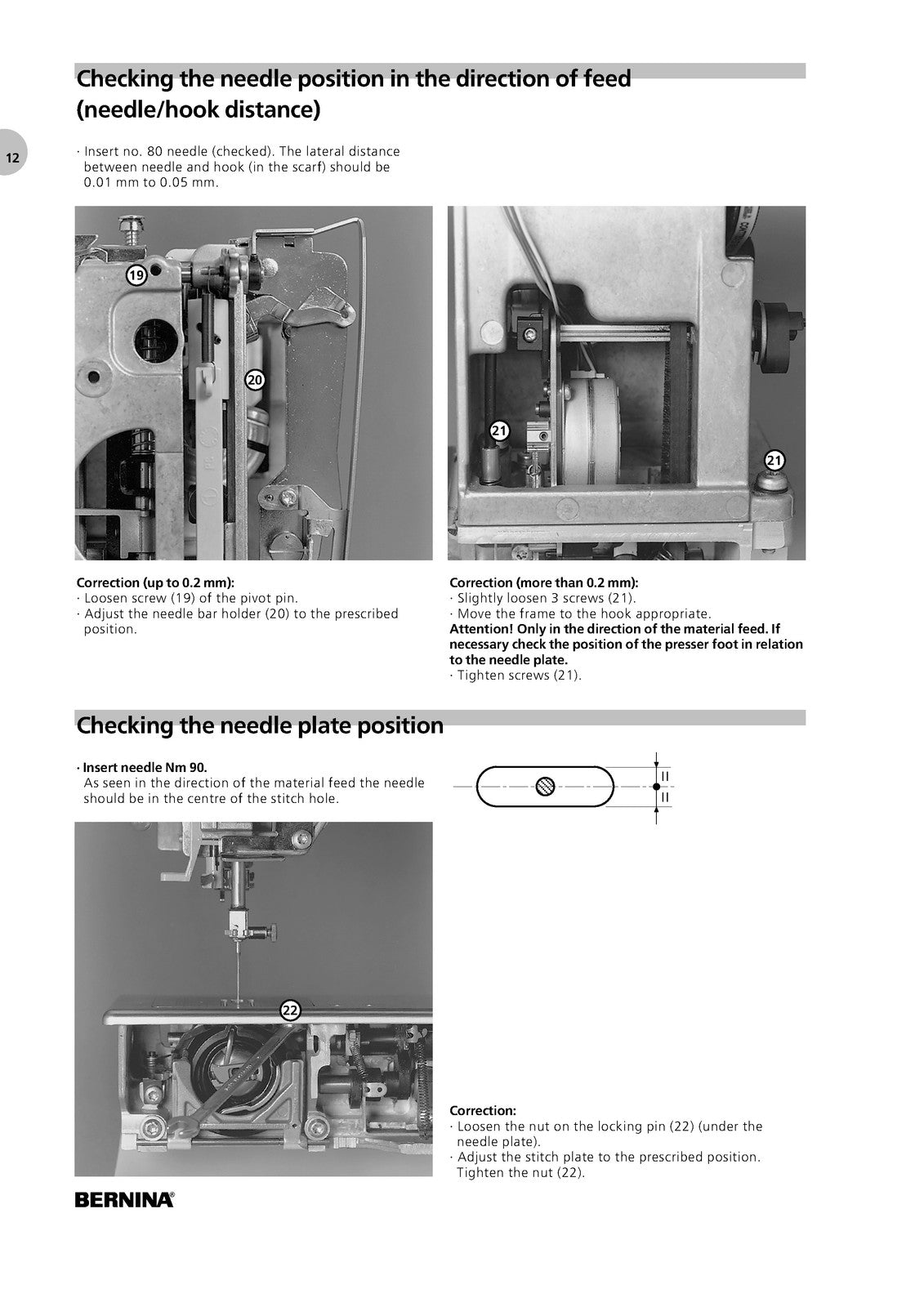 BERNINA Activa 130 140 Virtuosa 150 160 Service & Operators Manual BUNDLE