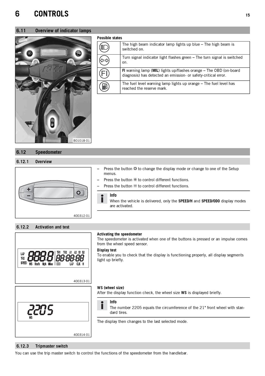 KTM Freeride 350 Owners Manual 2013 - STEEL WIRE BOUND - PROTECTIVE COVERS