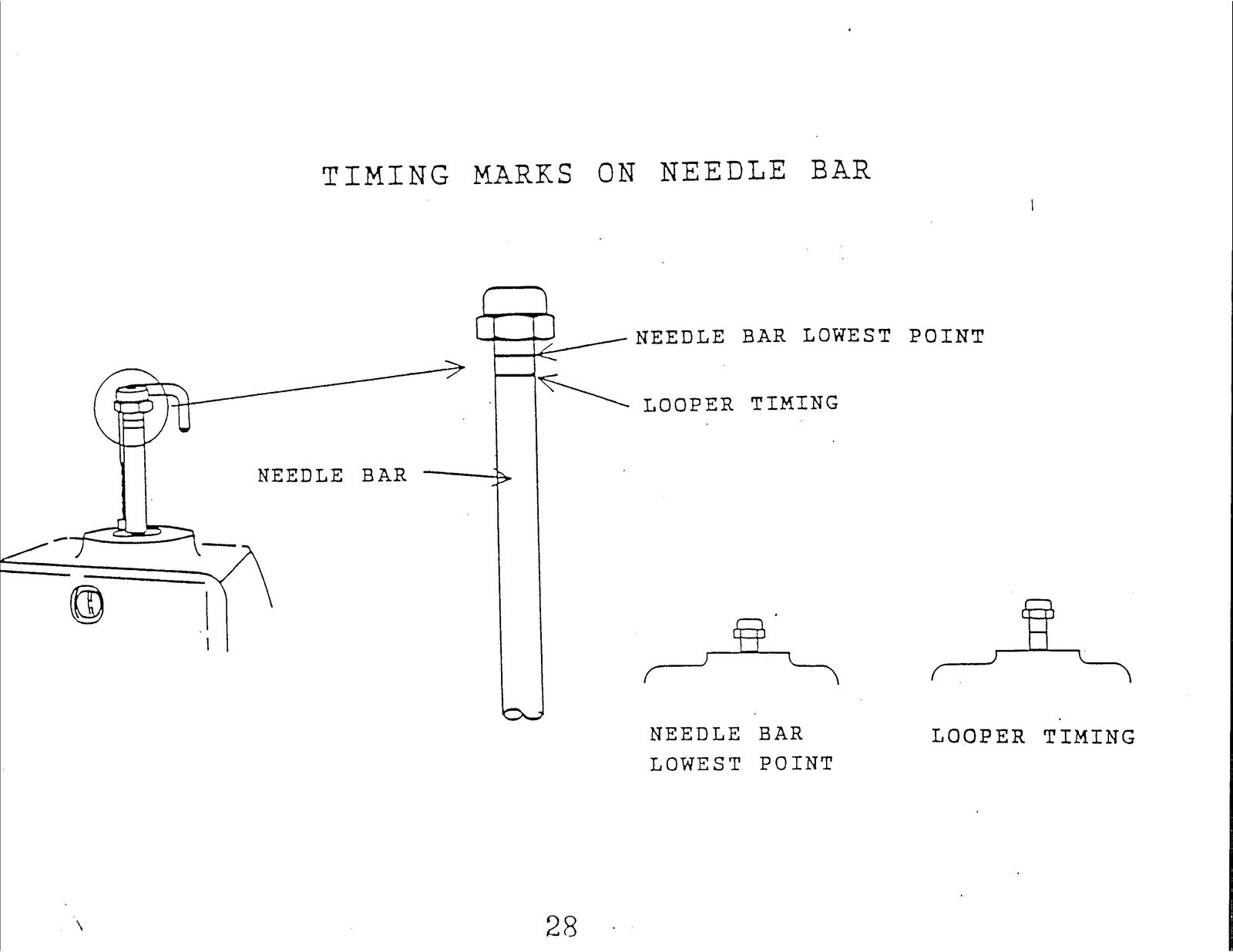 SINGER 299U Sewing Machine Service Manual Part One - WIRE BOUND - TOUGH COVERS
