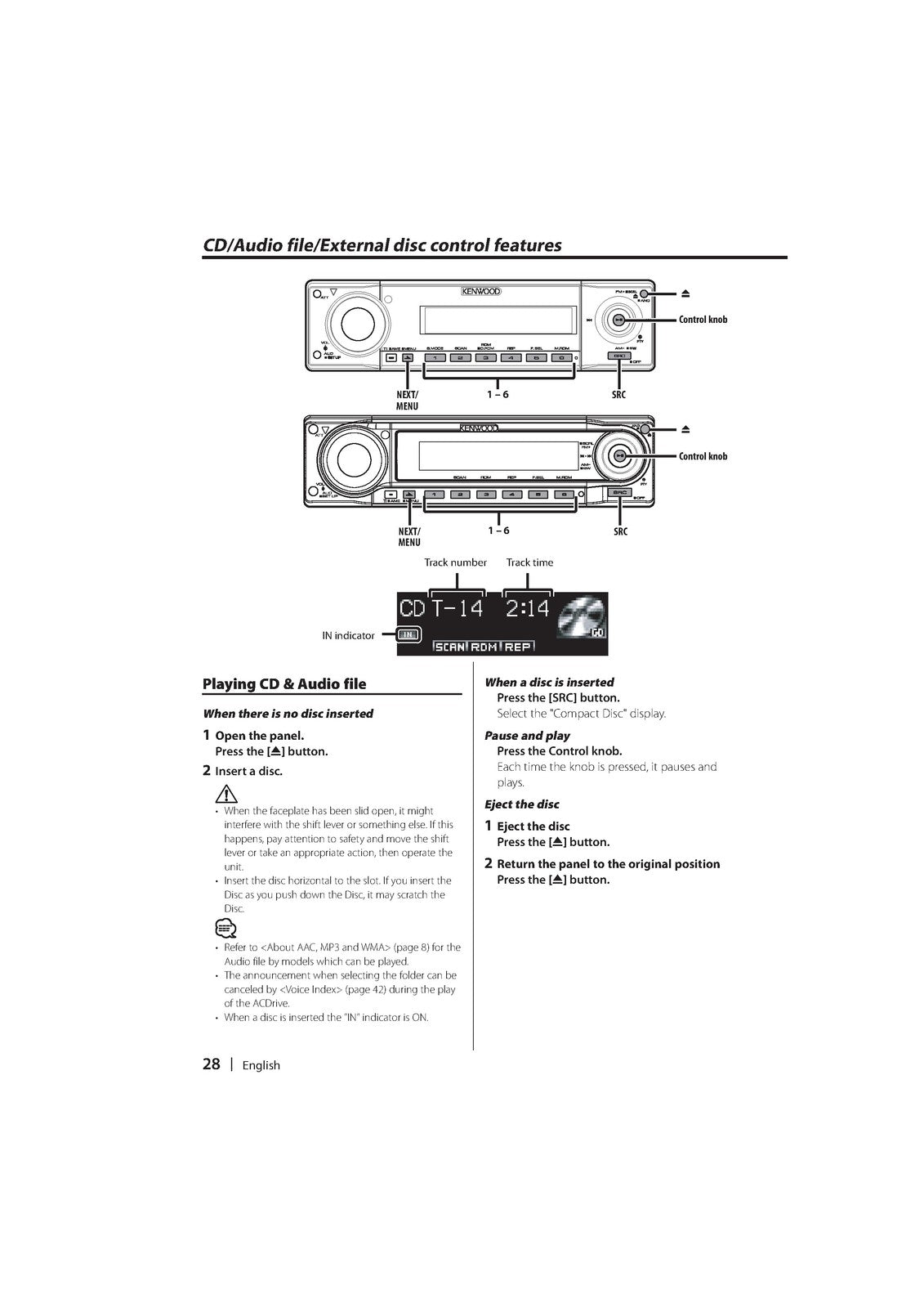 KENWOOD KDC-W8531 KDC-W7531 KDC-W7031 CD-Receiver Instruction Manual - BOUND