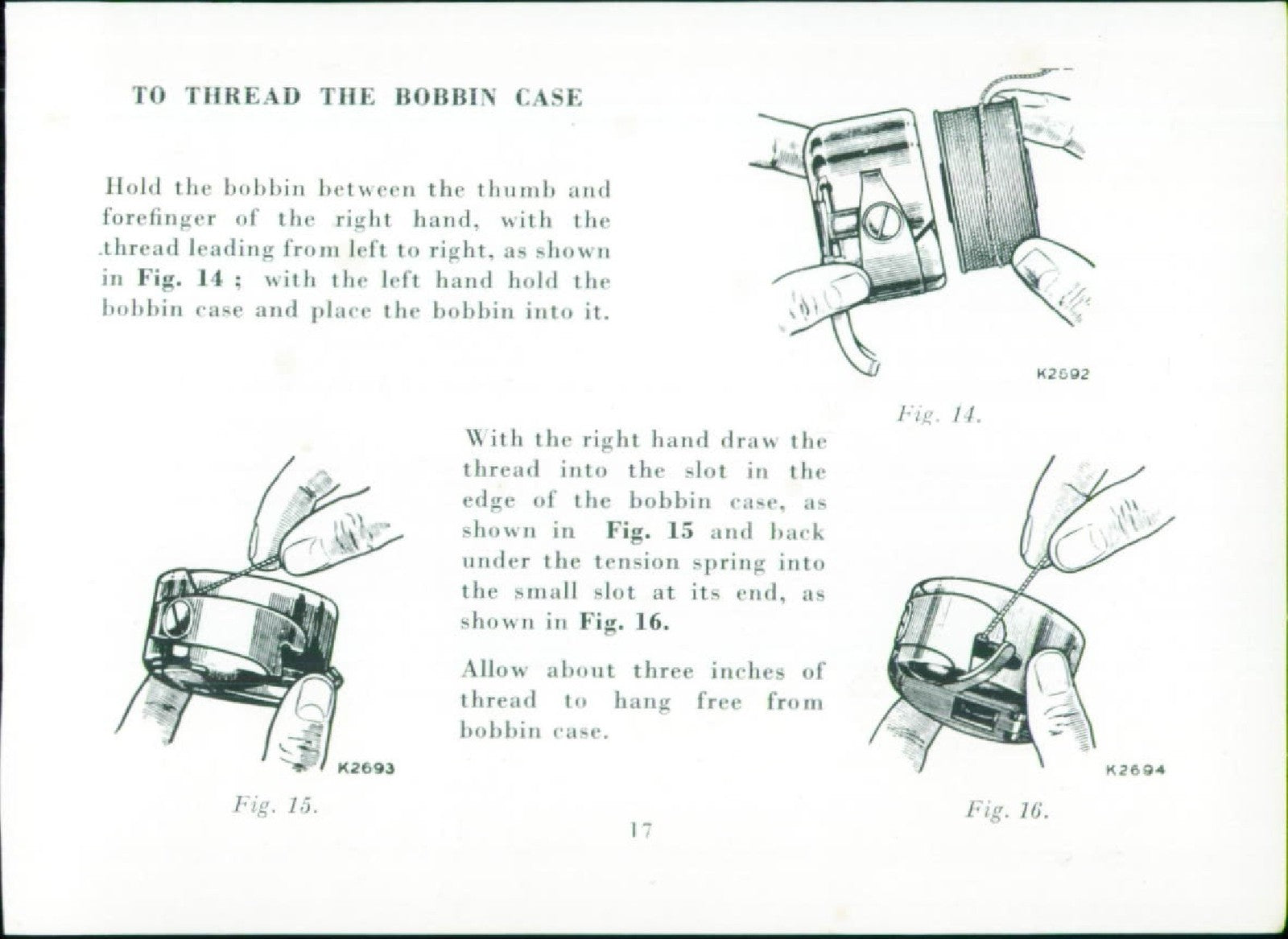SINGER 15K110 15K111 15K112 Sewing Machine Instructions Manual - WIRE BOUND