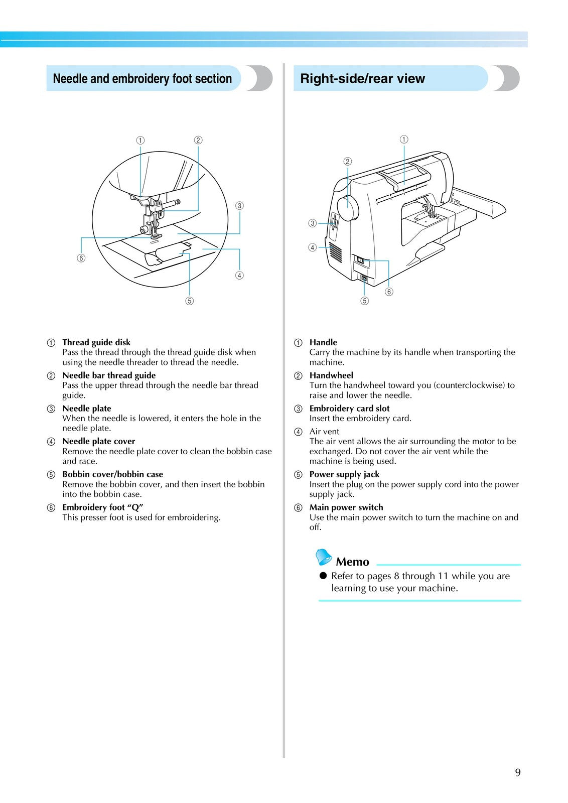 BROTHER PE-770 Computerized Embroidery Machine Manual - WIRE BOUND - COVERS