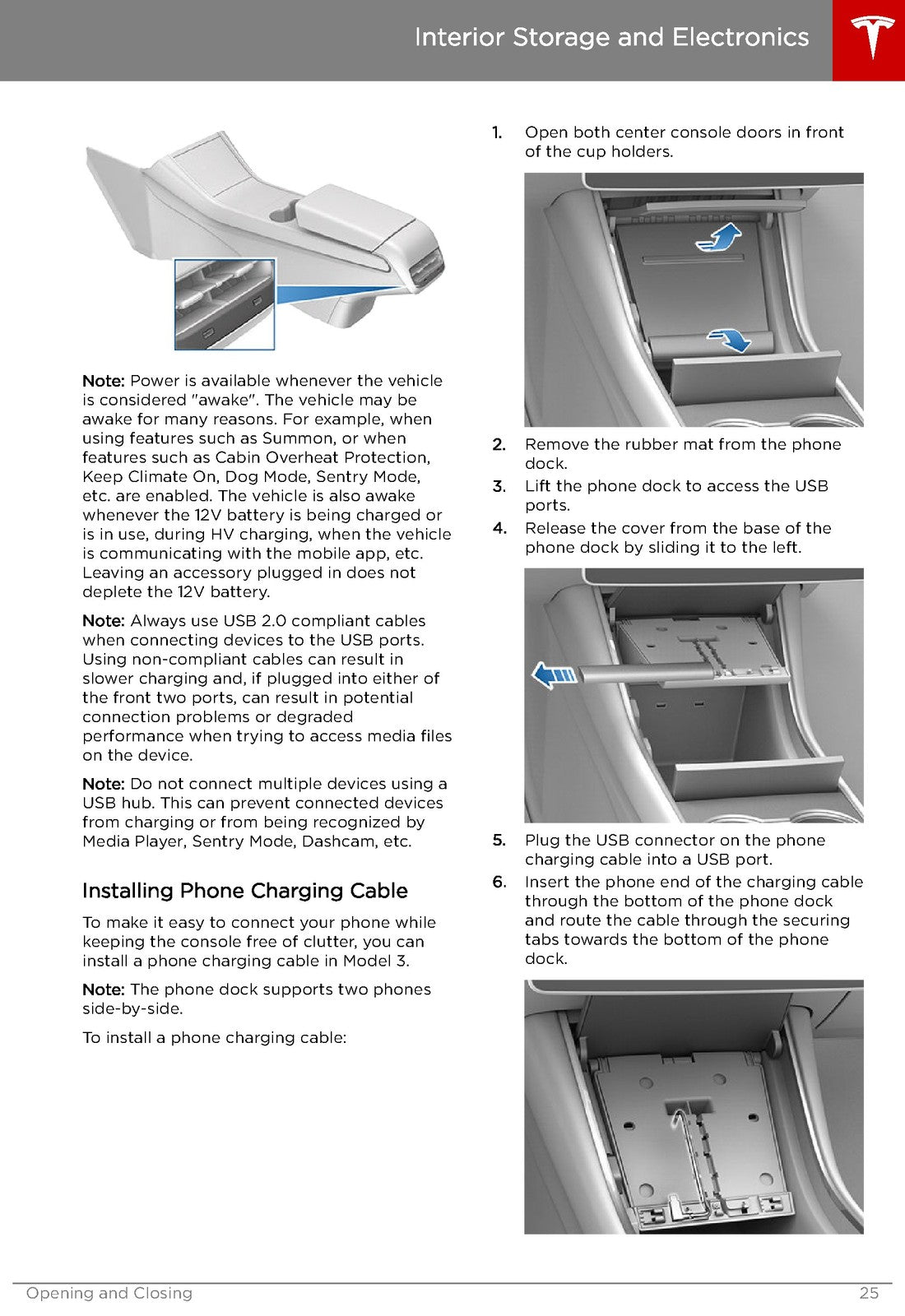 TESLA Model 3 Owners Manual 2020 - STEEL WIRE BOUND - PROTECTIVE COVERS
