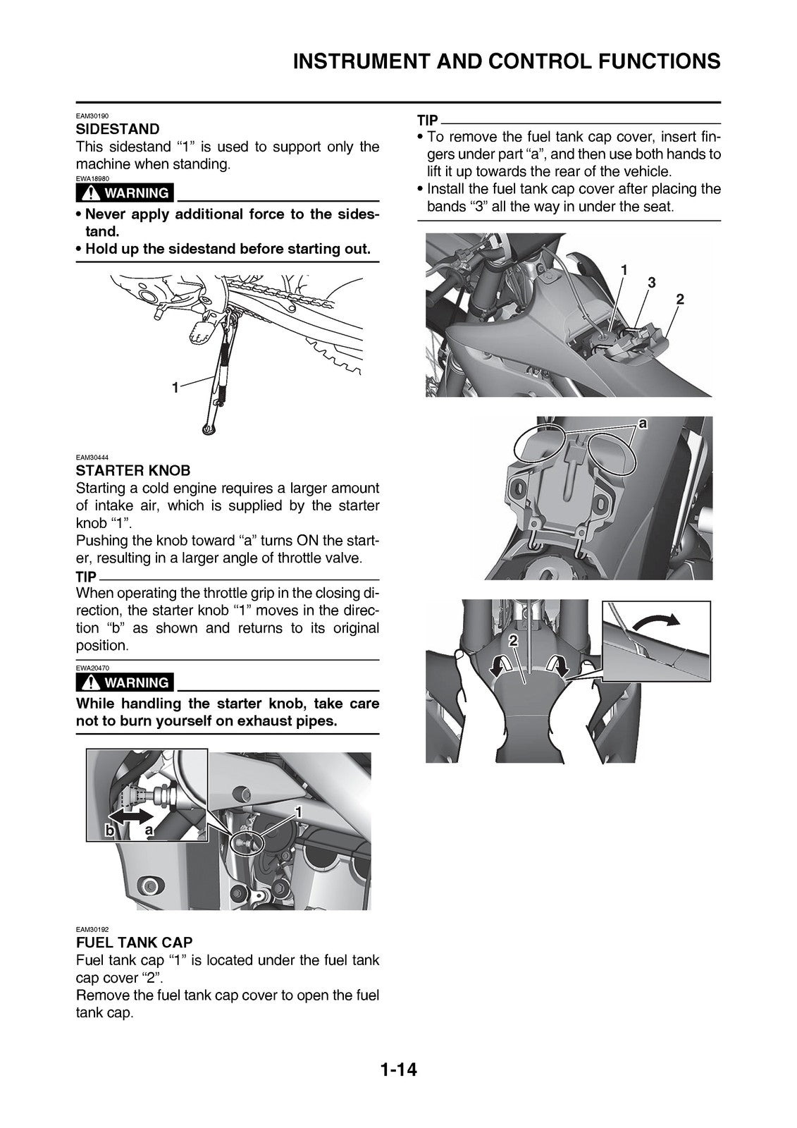 YAMAHA 2023 WR250F WR250FP Owners Manual - BOUND - COVERS - XL FOLDOUT PAGES