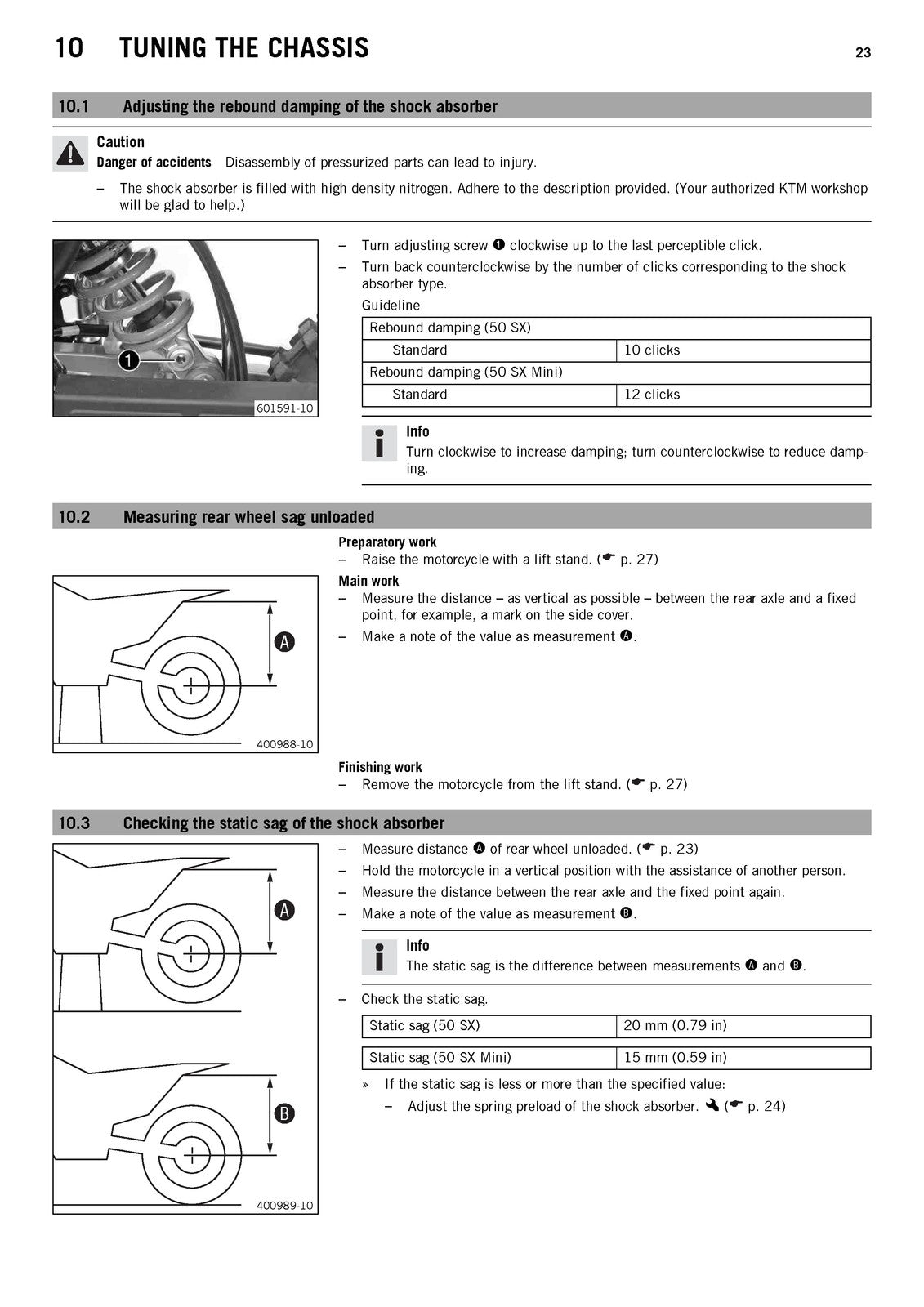 KTM 50 SX 50 SX Mini Owners Manual 2014 - STEEL WIRE BOUND - PROTECTIVE COVERS