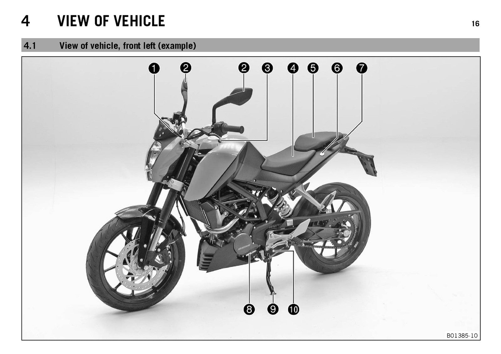 KTM 125 Duke 200 Duke Owners Manual 2014 - STEEL WIRE BOUND - PROTECTIVE COVERS