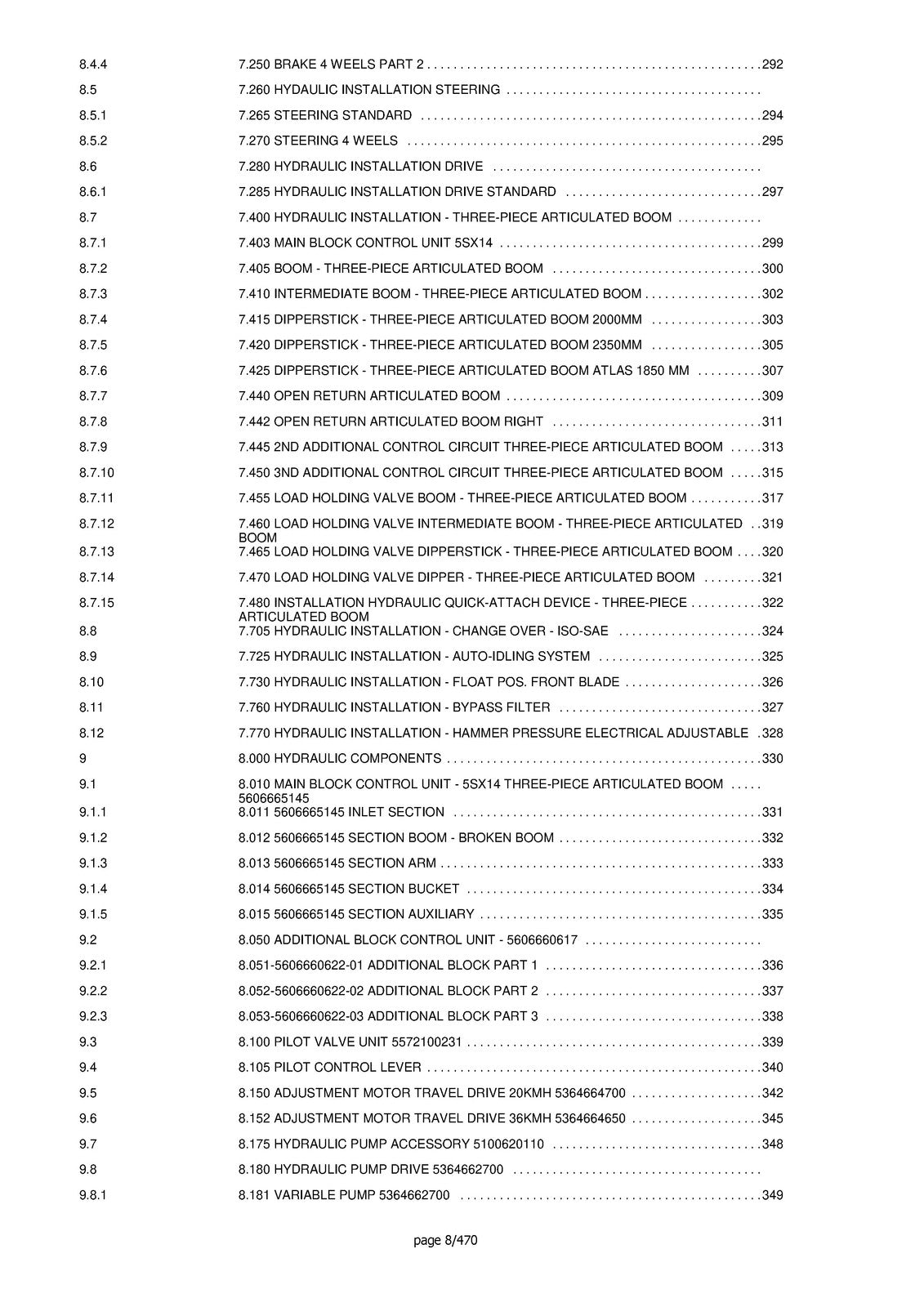 YANMAR B110W Wheeled Excavator Parts Catalog Manual 2 - WIRE BOUND - COVERS