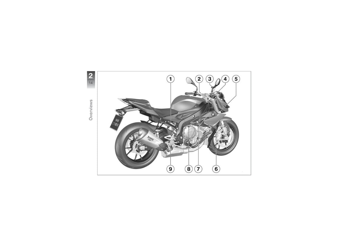 BMW S 1000 R Motorcycle Owners Manual 2017 - STEEL WIRE BOUND - TOUGH COVERS