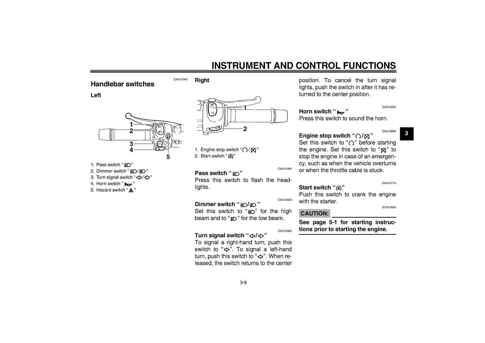 YAMAHA FZ6-S Owners Manual 2003 - STEEL WIRE BOUND - PROTECTIVE COVERS