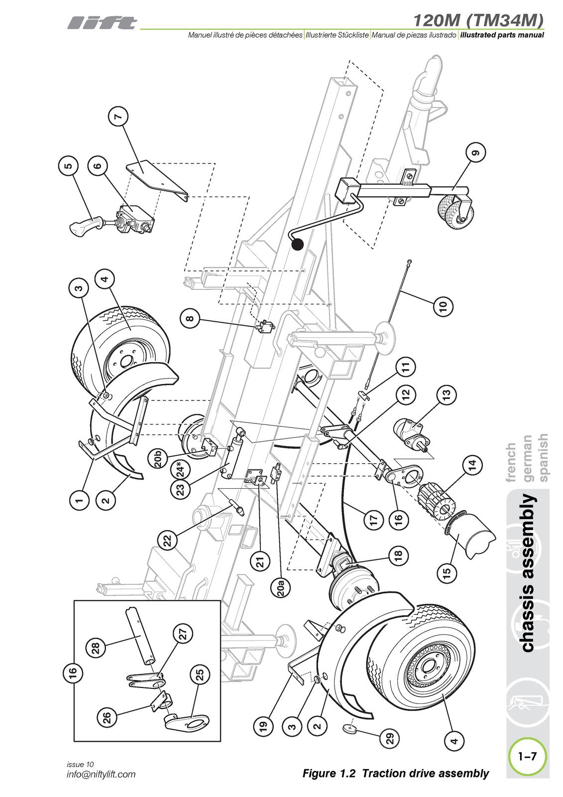 NIFTYLIFT 120M TM34M Illustrated Parts Manual 2018 - WIRE BOUND - TOUGH COVERS