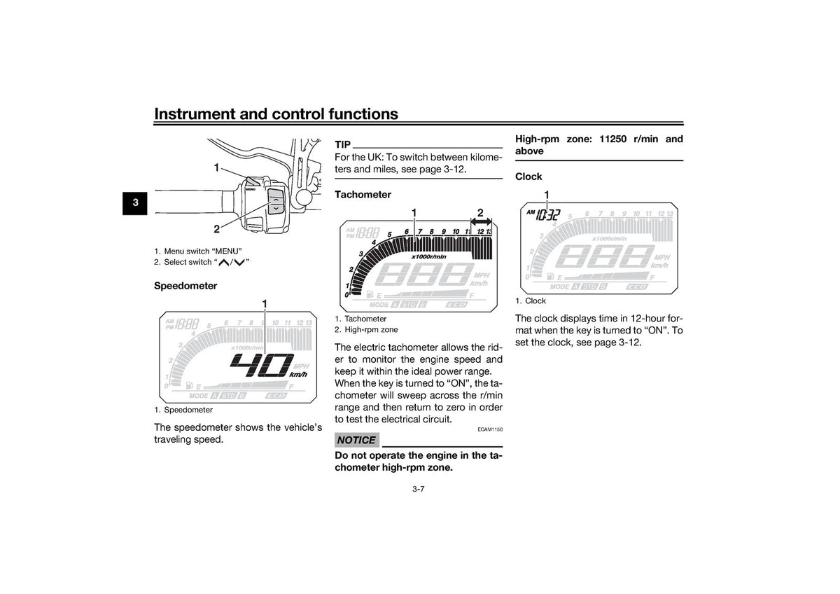 YAMAHA MT09TRA Motorcycle Owners Manual 2015 - STEEL WIRE BOUND - TOUGH COVERS