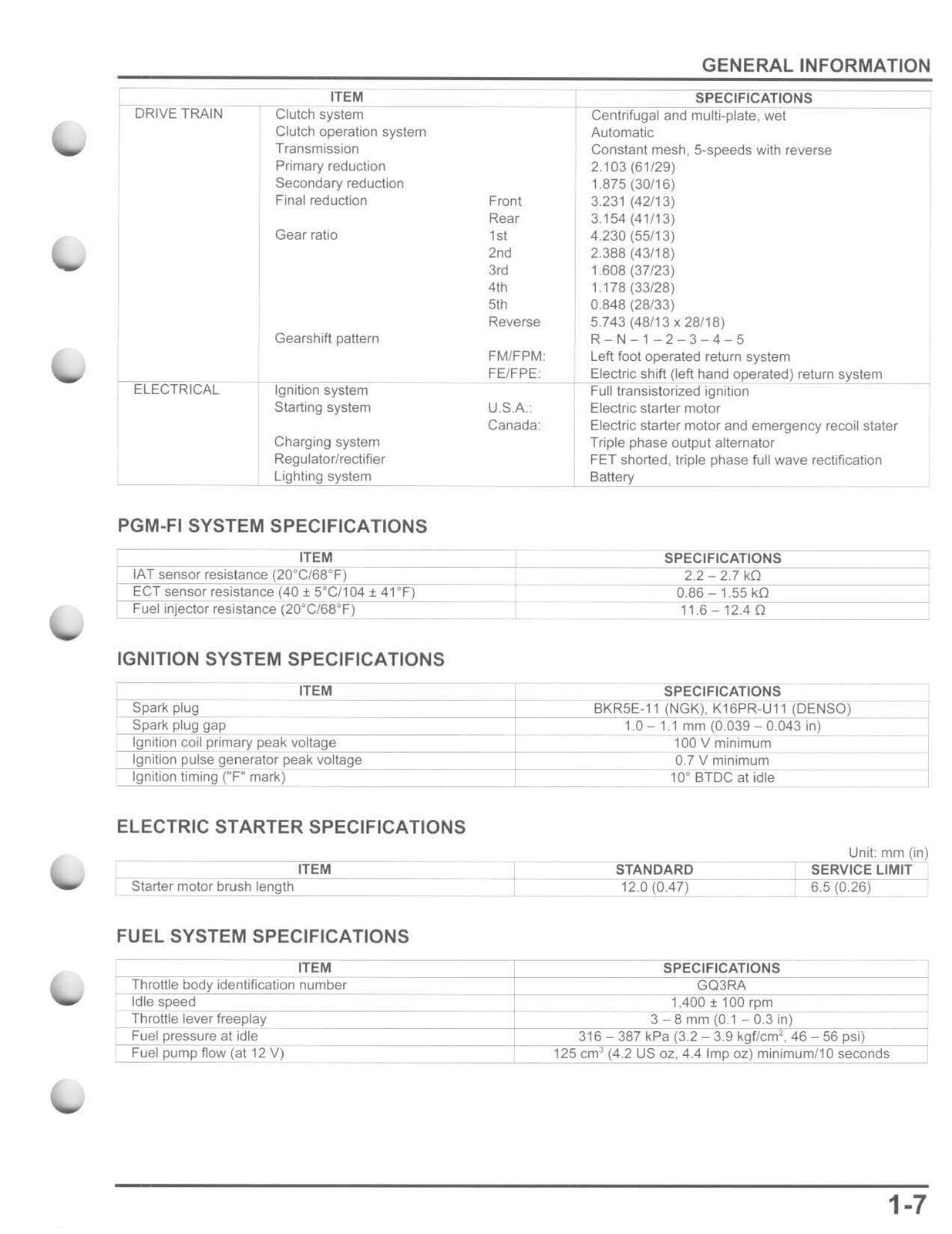 HONDA TRX500 Foreman 500 ATV Service Manual 2012 - BOUND - COVERS - XL FOLDOUTS