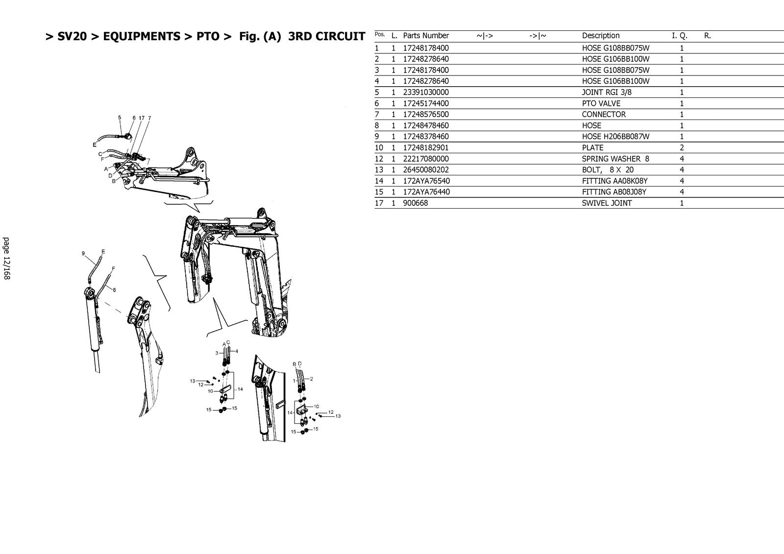 YANMAR SV20 Crawler Excavator Parts Catalog Manual - WIRE BOUND - TOUGH COVERS