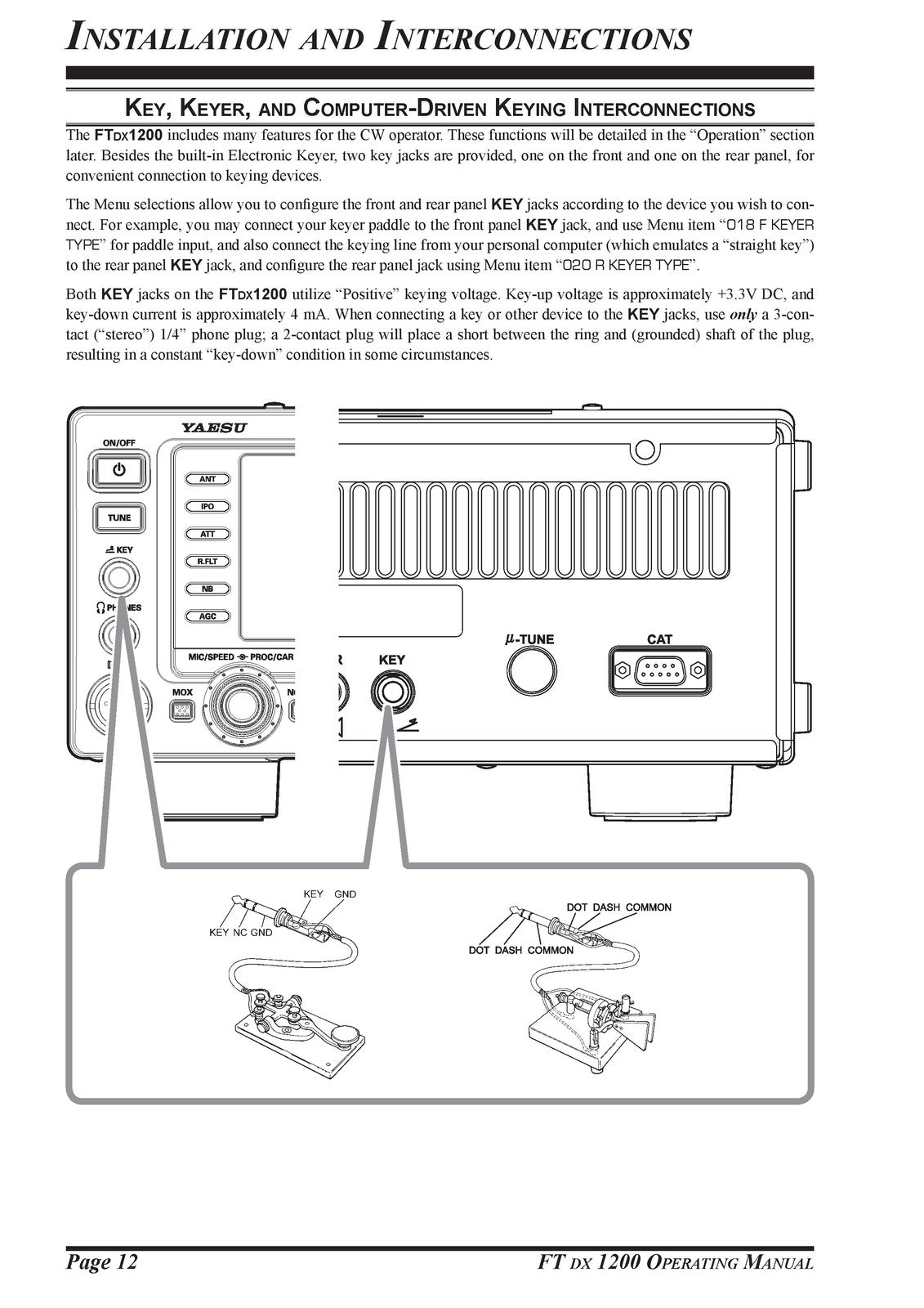 YAESU FTDX1200 Operating Manual - STEEL WIRE BOUND - PROTECTIVE COVERS