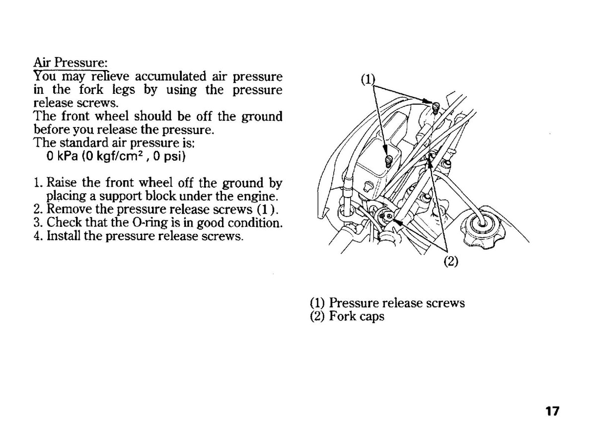HONDA XR400R Owners Manual 1996 - BOUND - COVERS - XL FOLDOUT PAGES