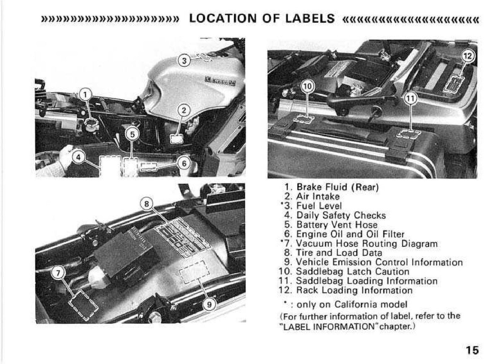 KAWASAKI Concours Motorcycle Owners Manual - STEEL WIRE BOUND - TOUGH COVERS