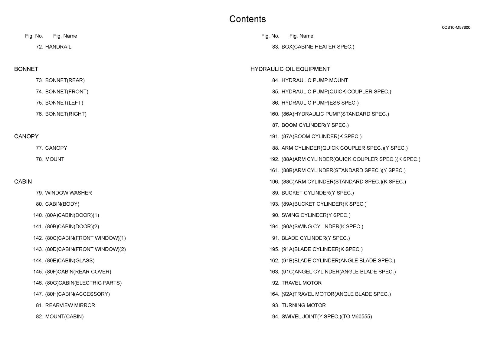 YANMAR ViO35-6A Excavator Parts Catalog Manual 2015 - WIRE BOUND - TOUGH COVERS