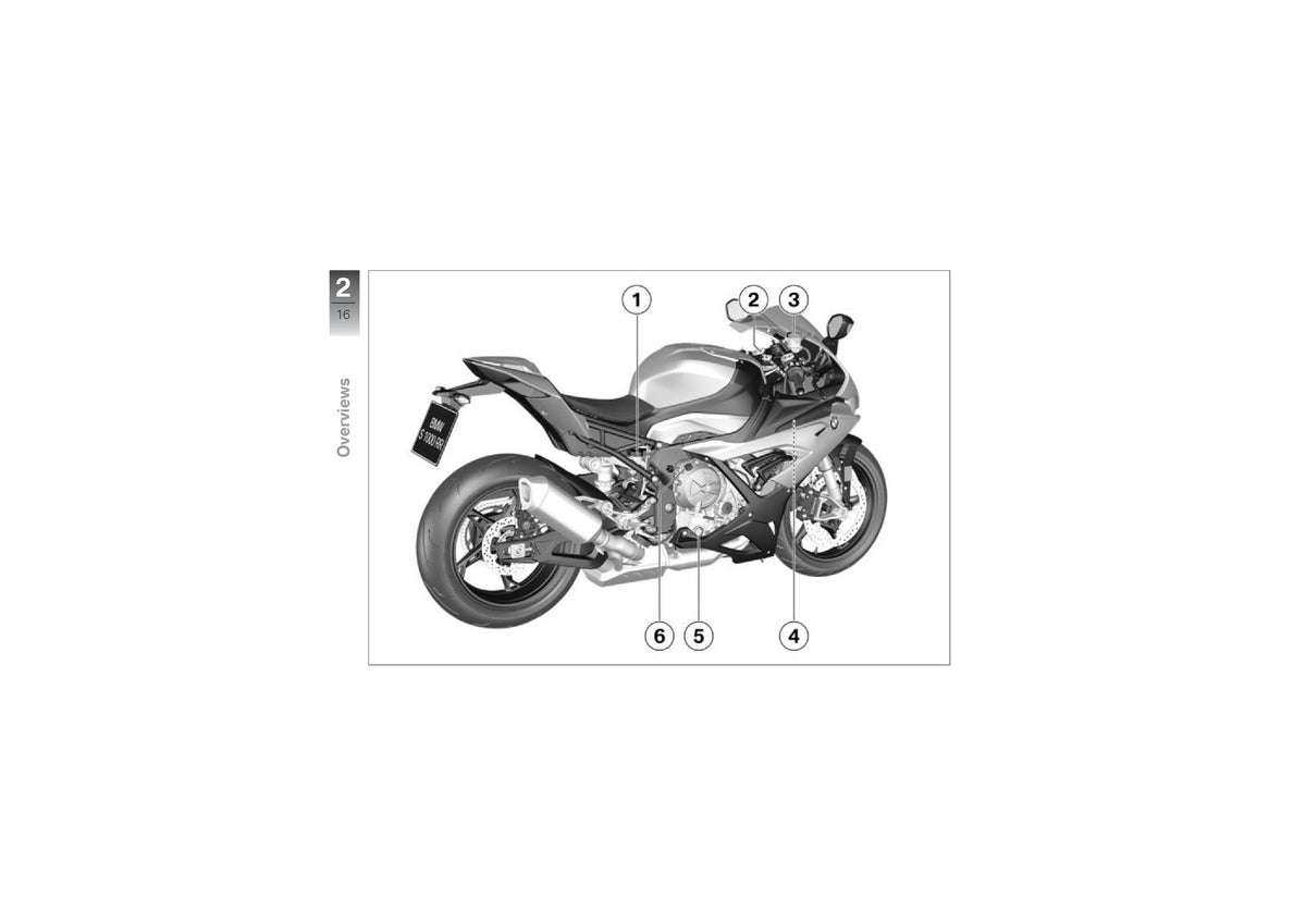 BMW S1000RR Motorcycle Riders Manual 2019 - STEEL WIRE BOUND - PROTECTIVE COVERS