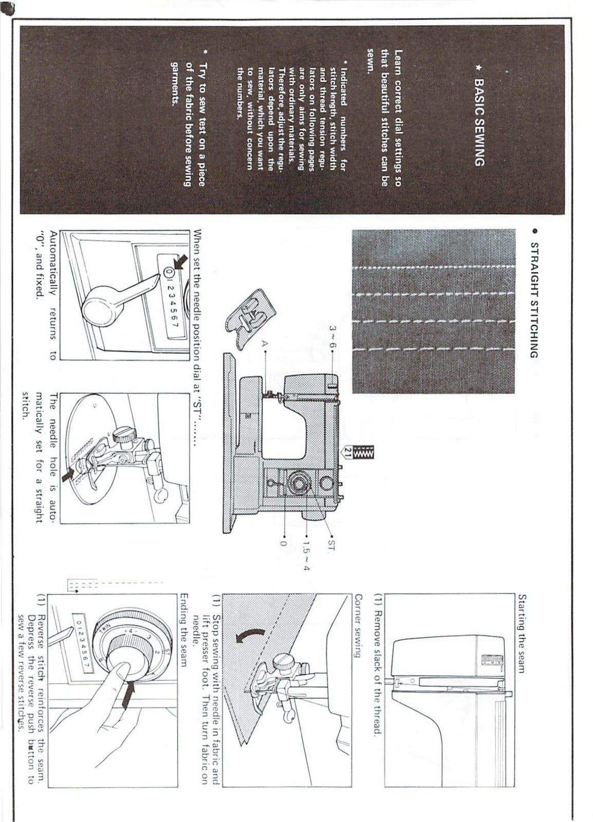 NEW HOME XI-II Accessories Instruction Book Manual - WIRE BOUND - TOUGH COVERS