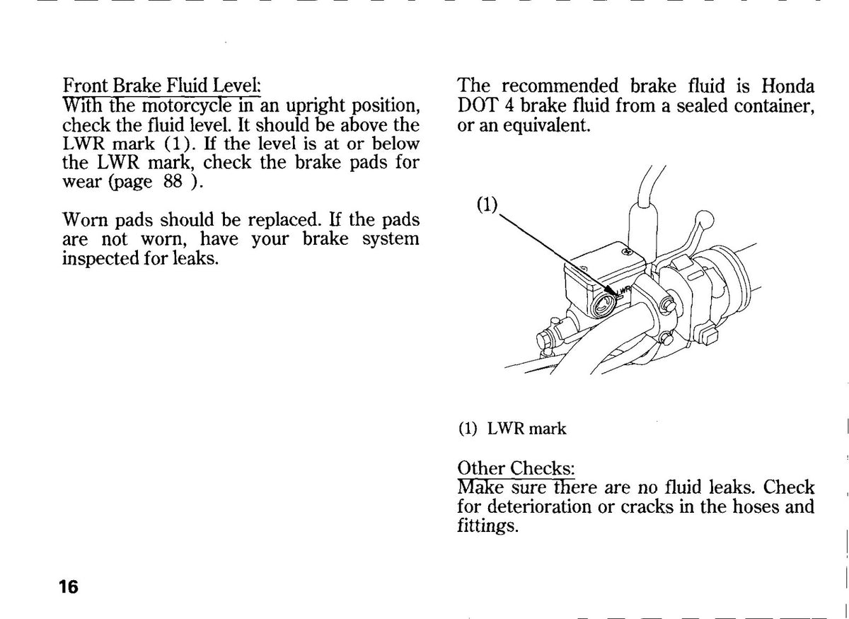 HONDA CRF230L Owners Manual 2008 - STEEL WIRE BOUND - PROTECTIVE COVERS