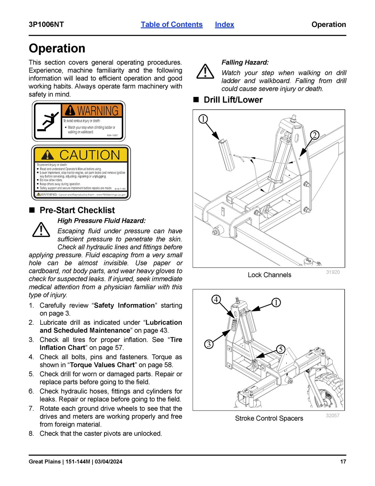GREAT PLAINS 3P1006NT Semi-Mounted 10-Foot No-Till Drill Owners Manual - BOUND