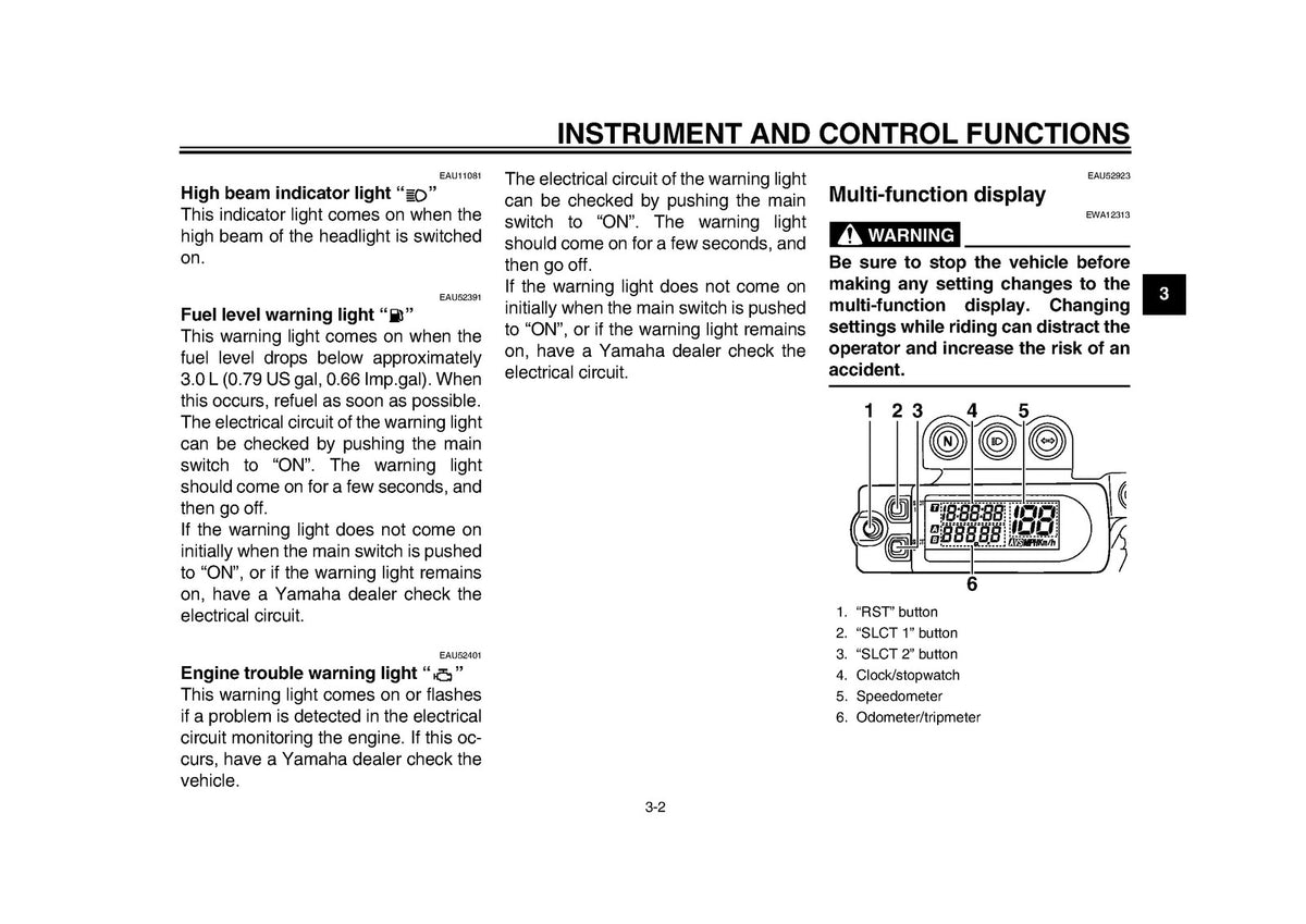 YAMAHA WR450F Owners Manual 2015 - STEEL WIRE BOUND - PROTECTIVE COVERS