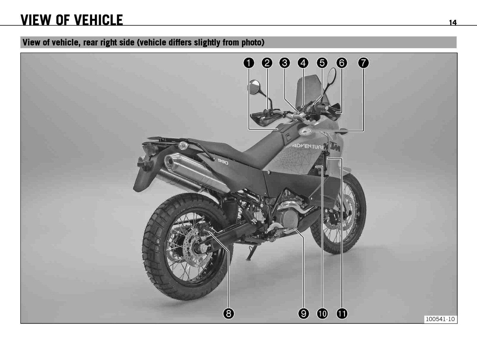 KTM 990 Adventure 990 Adventure R Owners Manual 2009 - WIRE BOUND - TOUGH COVERS
