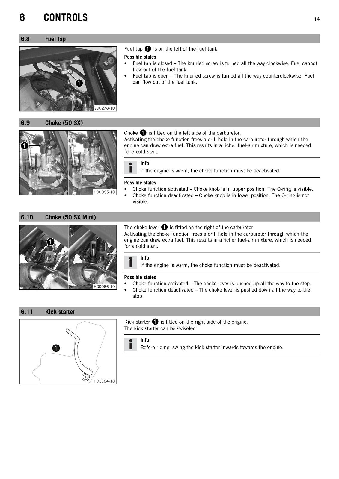 KTM 50 SX 50 SX Mini Owners Manual 2017 - STEEL WIRE BOUND - PROTECTIVE COVERS