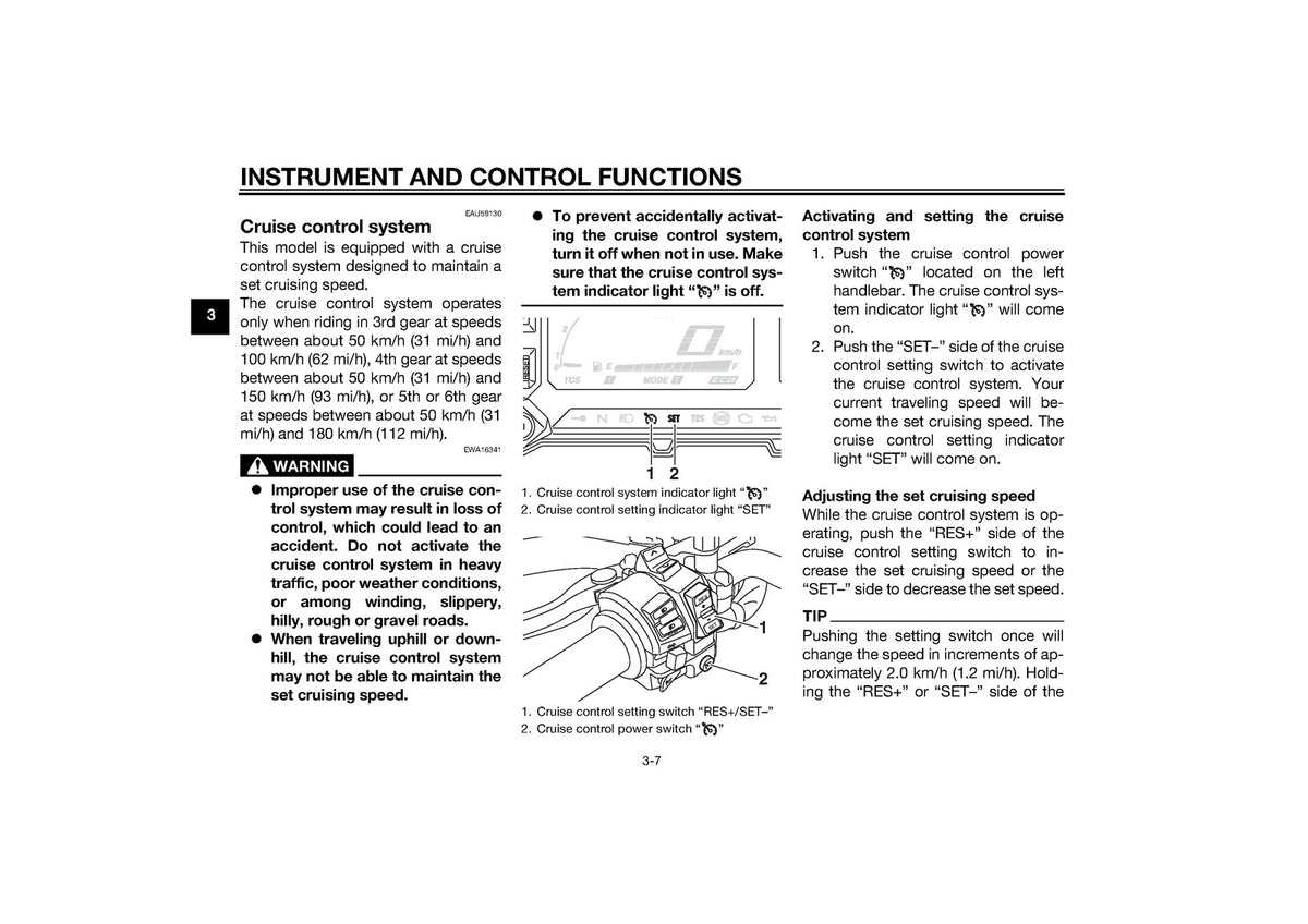 YAMAHA XT1200ZE Owners Manual 2015 - STEEL WIRE BOUND - PROTECTIVE COVERS