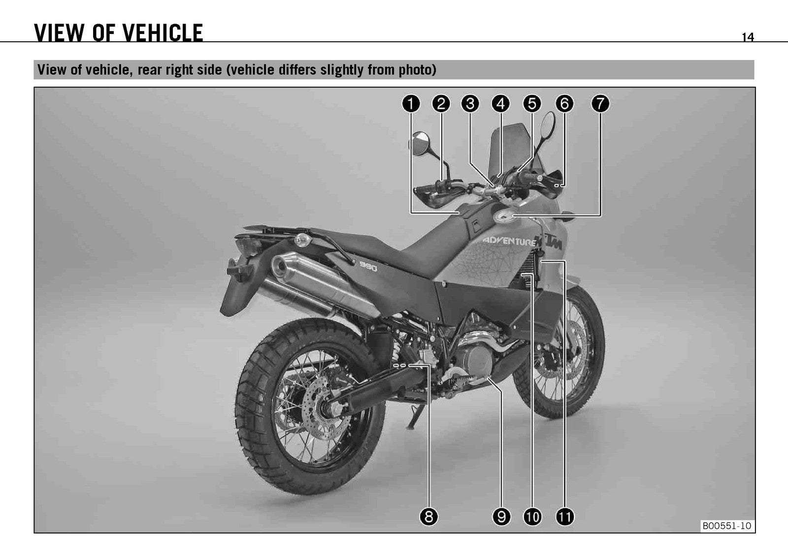 KTM 990 Adventure 990 Adventure R Owners Manual 2011 - WIRE BOUND - TOUGH COVERS
