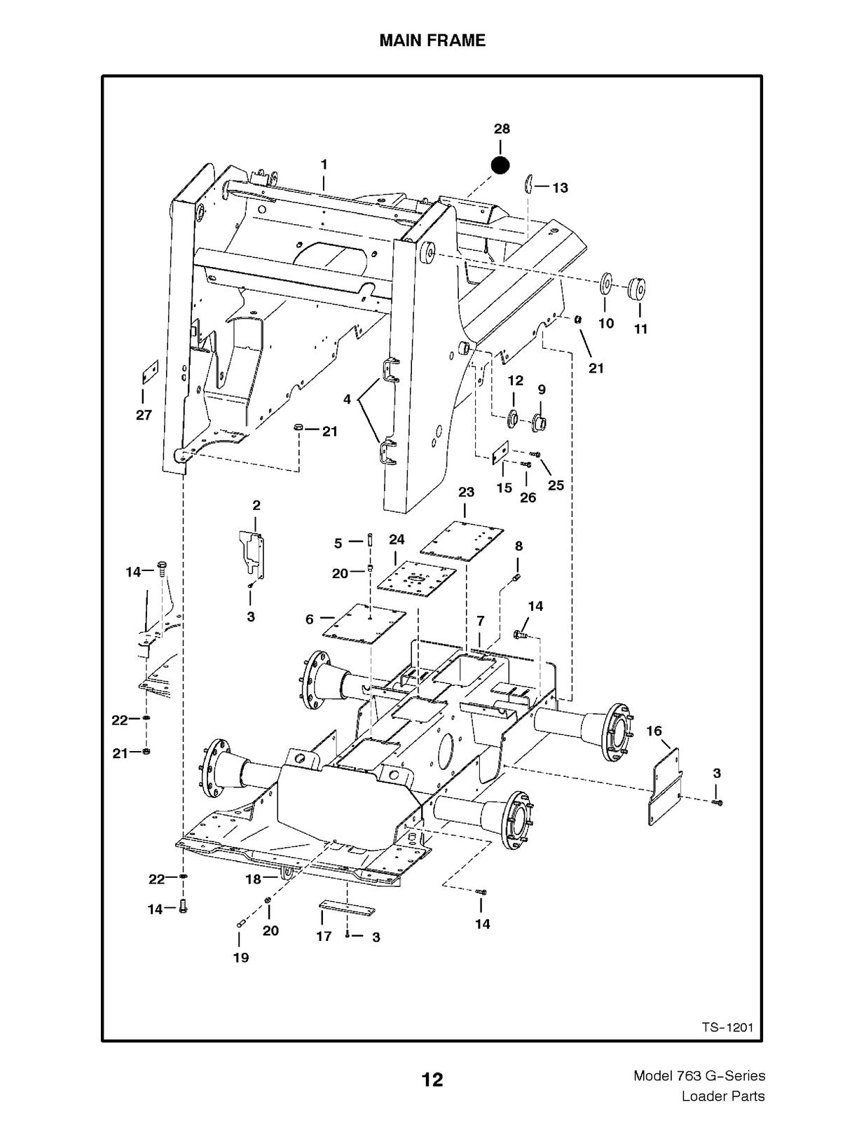 BOBCAT 763 G-Series Parts Manual SN 512250001 512450001 512620001 Up - BOUND