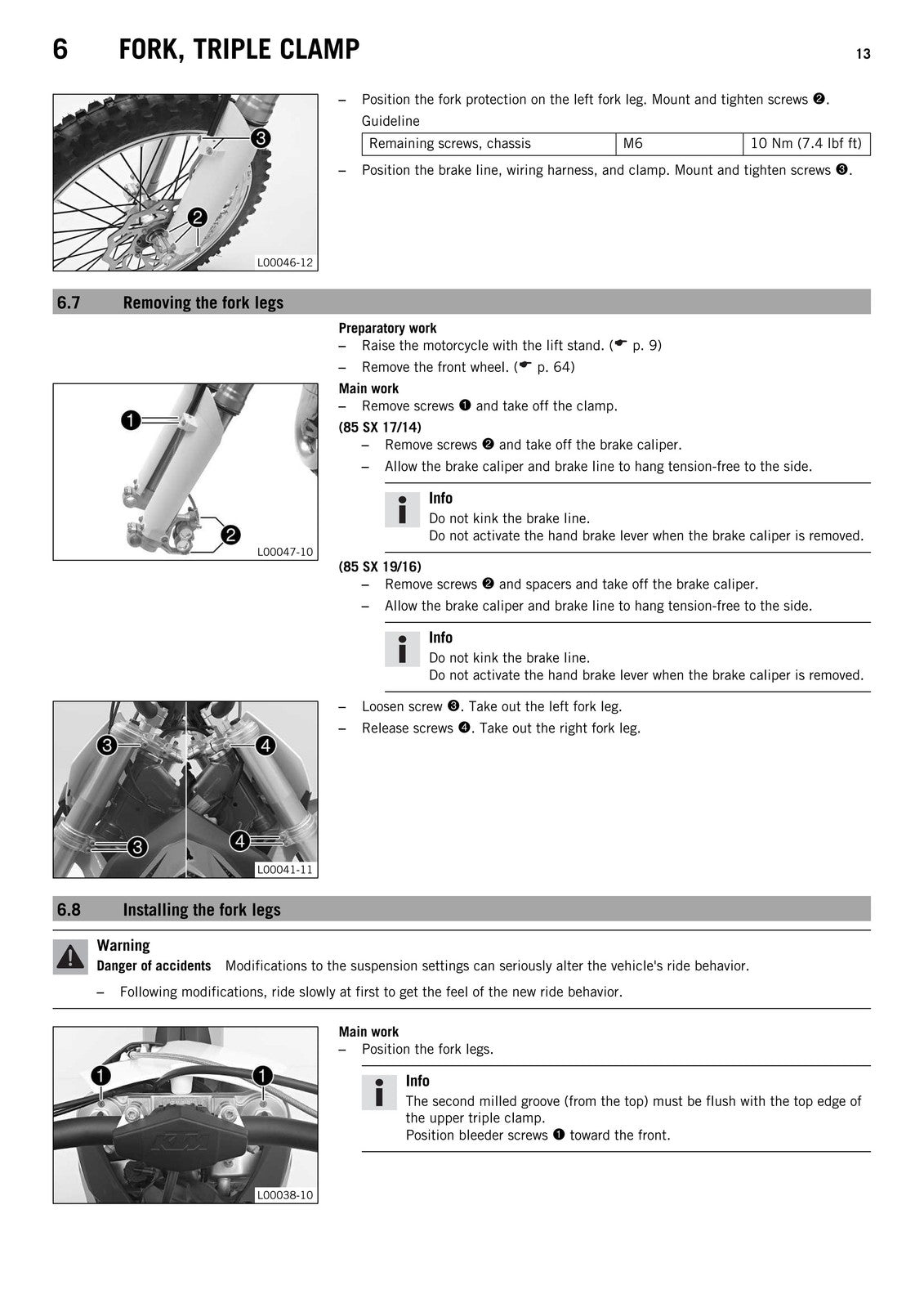 KTM 85 SX Service Repair Manual 2013 - STEEL WIRE BOUND - PROTECTIVE COVERS