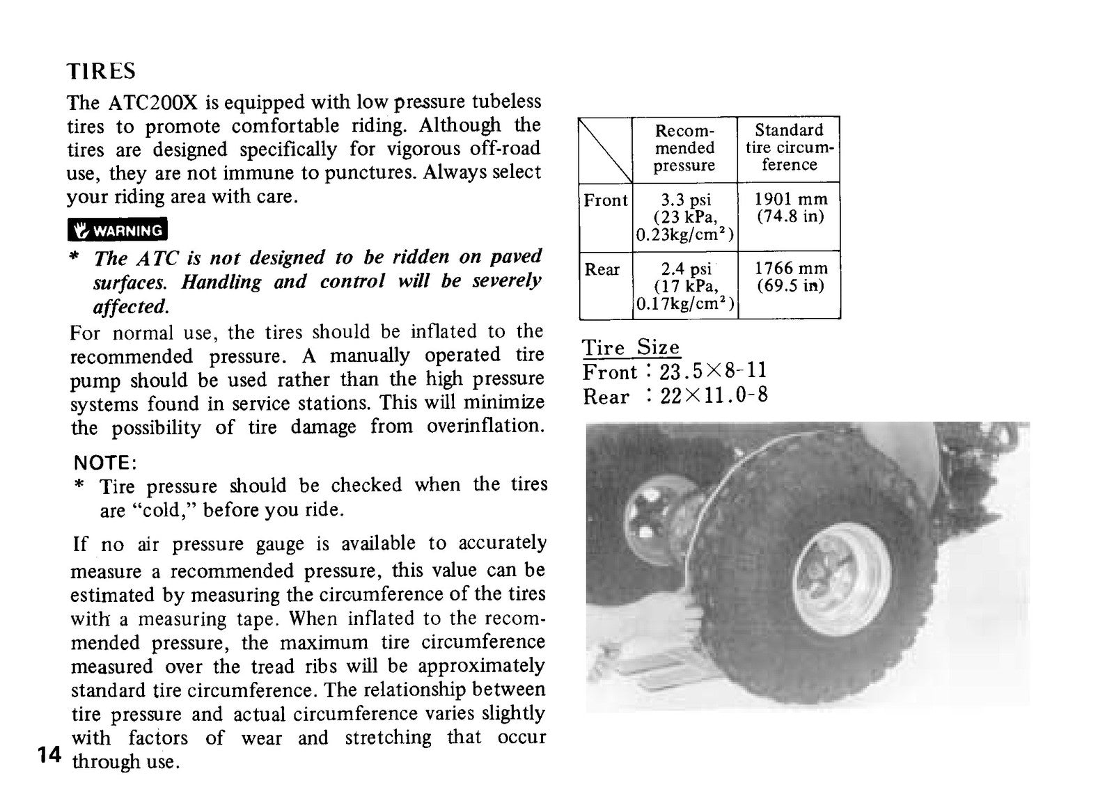 HONDA ATC200X All-Terrain Cycle Owners Manual 1985 - WIRE BOUND - TOUGH COVERS