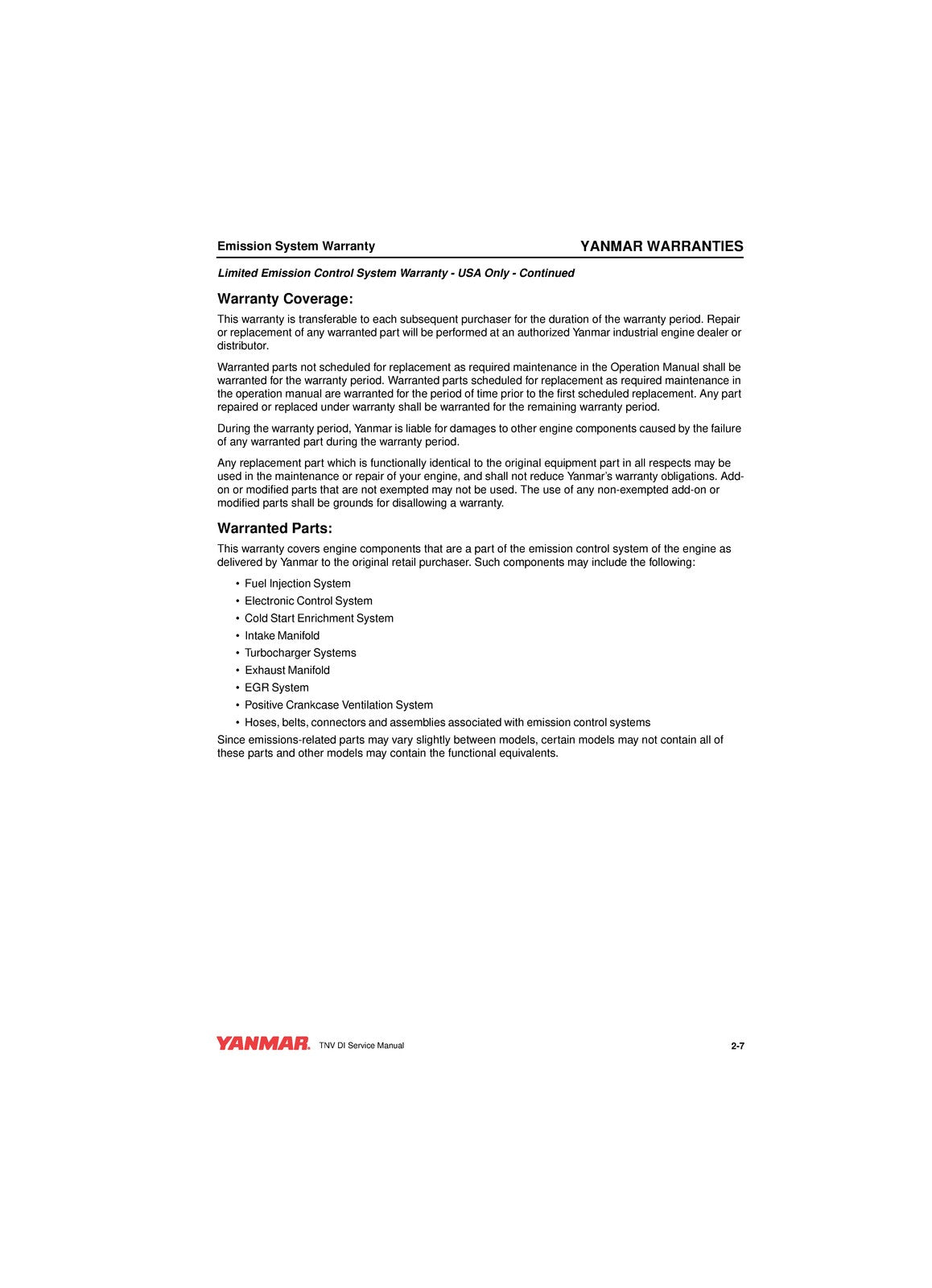 YANMAR 3TNV82A 3TNV84 3TNV88 4TNV84 4TNV88  More Service Manual, FOLDOUTS