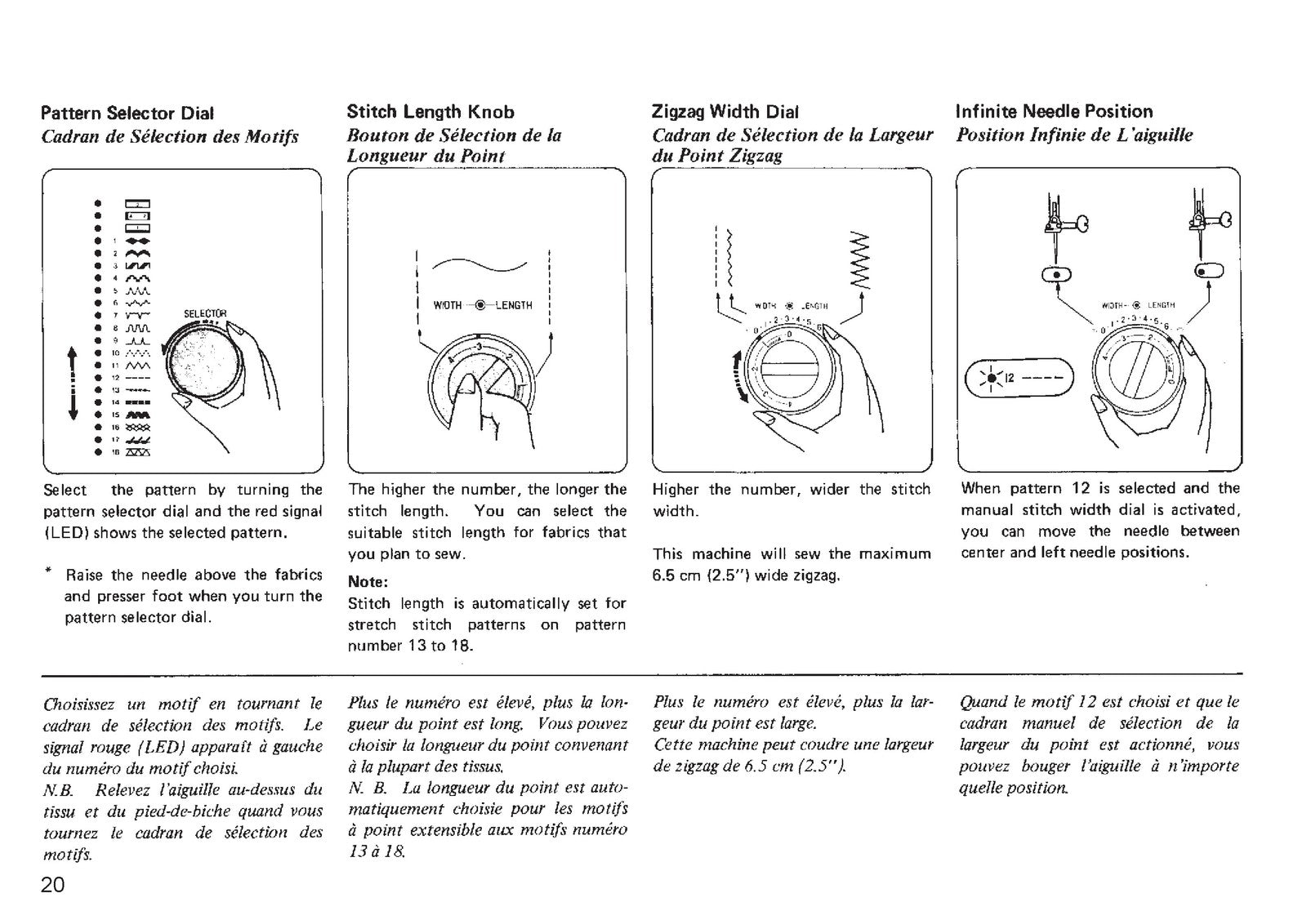 JANOME SW-2018E Sewing Machine Instruction Book Manual - WIRE BOUND - COVERS