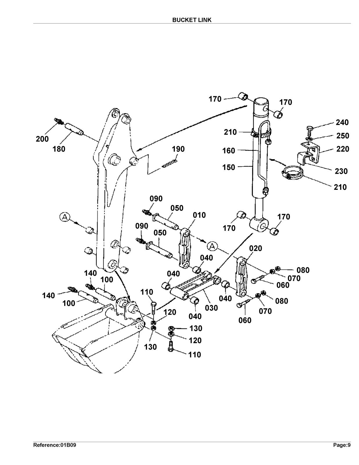 TEREX BT751 Backhoe Illustrated Parts List Manual - WIRE BOUND - TOUGH COVERS