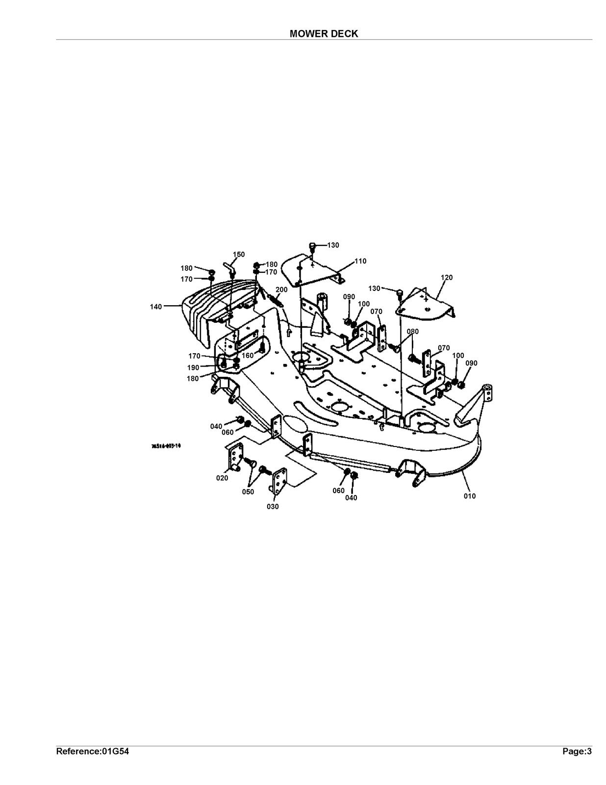 KUBOTA RC44LT-17 Parts Manual - STEEL WIRE BOUND - PROTECTIVE COVERS