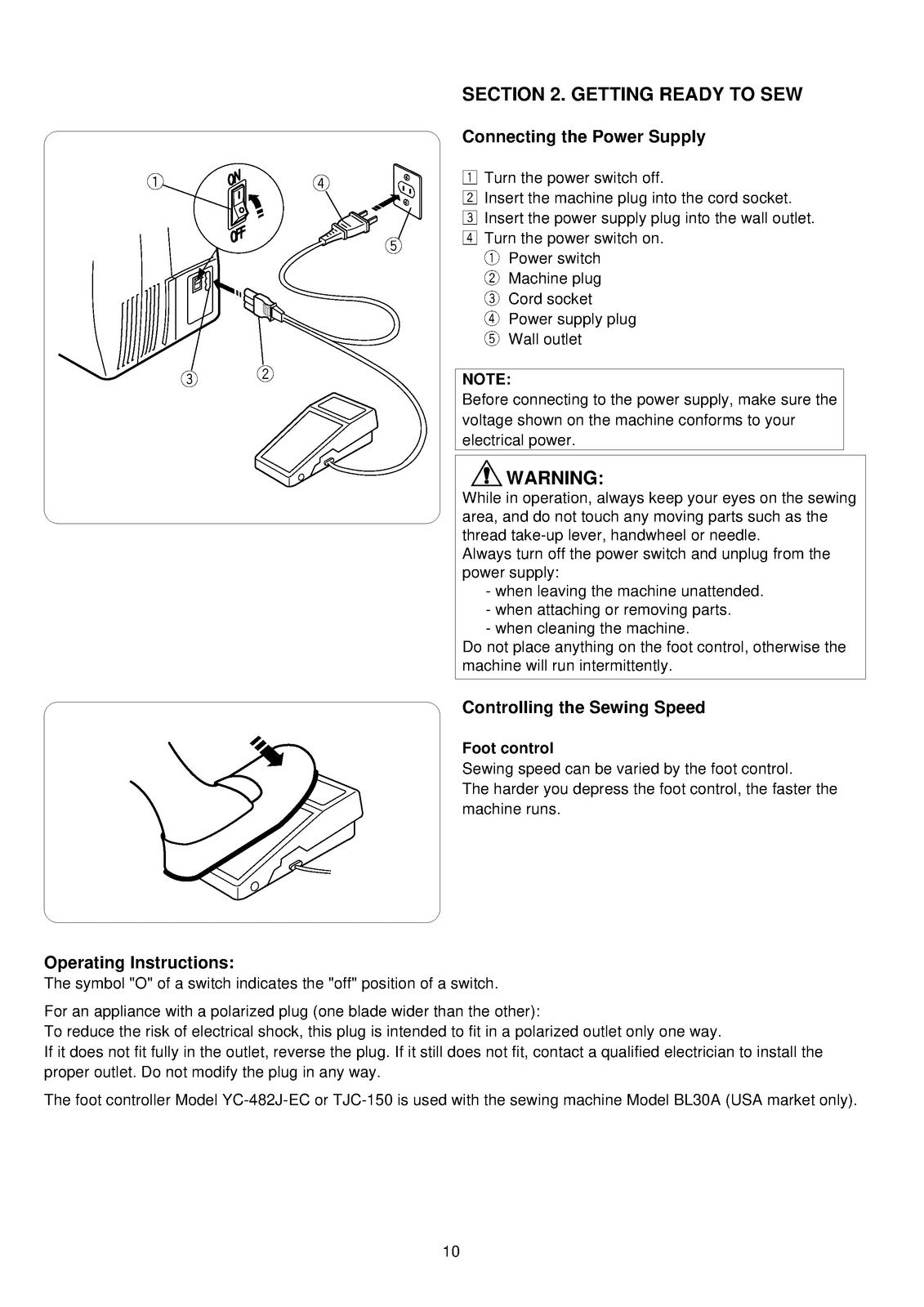 BABY LOCK Zeal BL35B Sewing Machine Instruction Manual - WIRE BOUND - COVERS