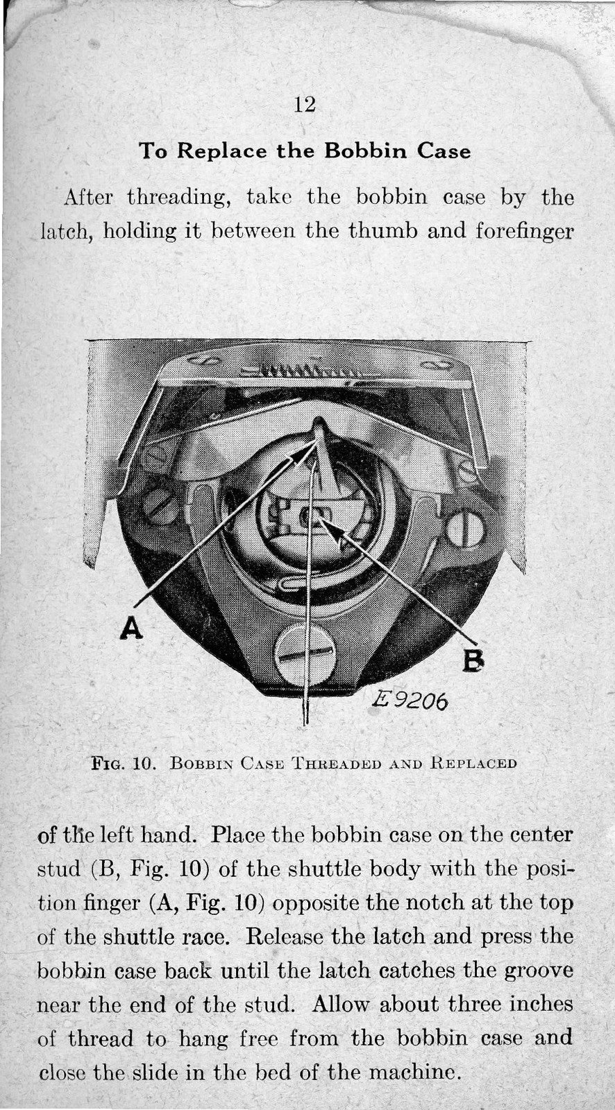 SINGER 15-90 Sewing Machine Instruction Manual - WIRE BOUND - PROTECTIVE COVERS