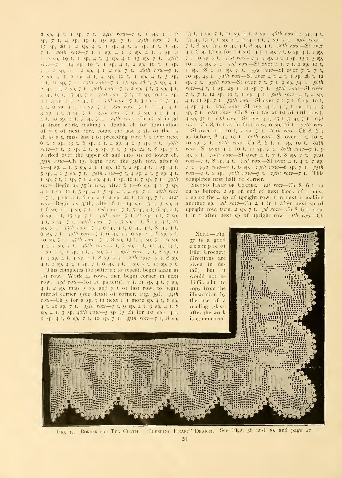 PRISCILLA Crochet Edgings And Insertions Manual No 2 1916 - WIRE BOUND - COVERS