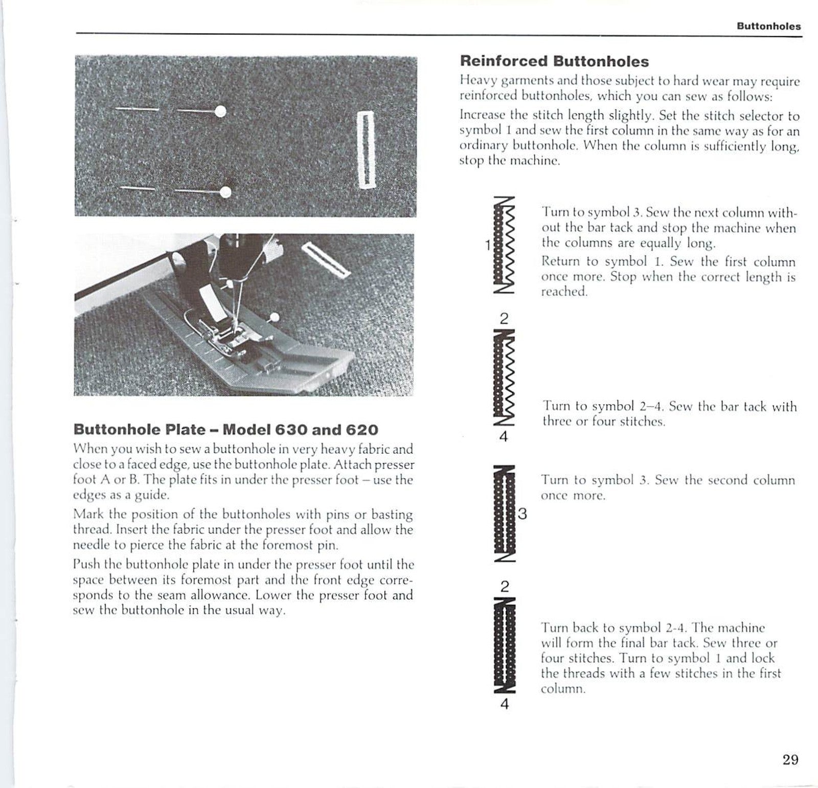 HUSQVARNA 630 620 610 Sewing Machine Operating Manual - WIRE BOUND - COVERS