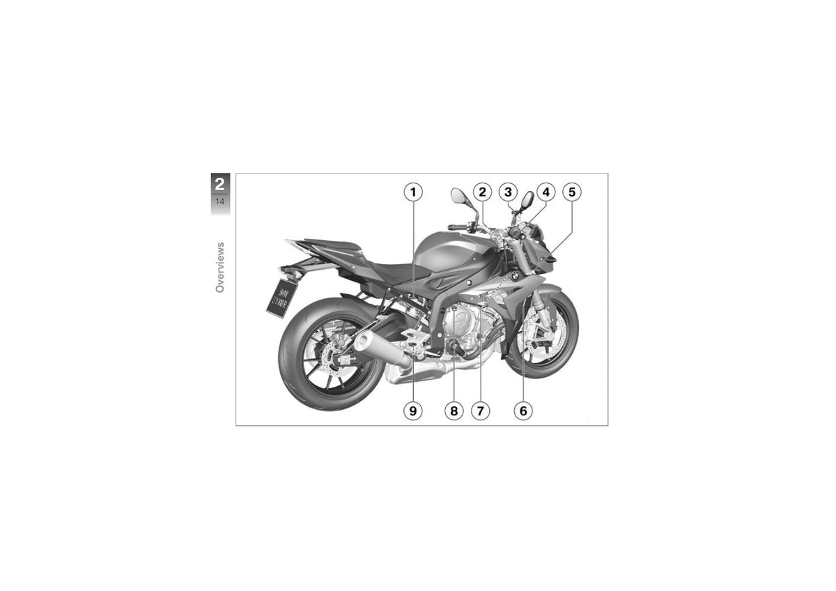 BMW S 1000 R Riders Manual 2016 - STEEL WIRE BOUND - PROTECTIVE COVERS