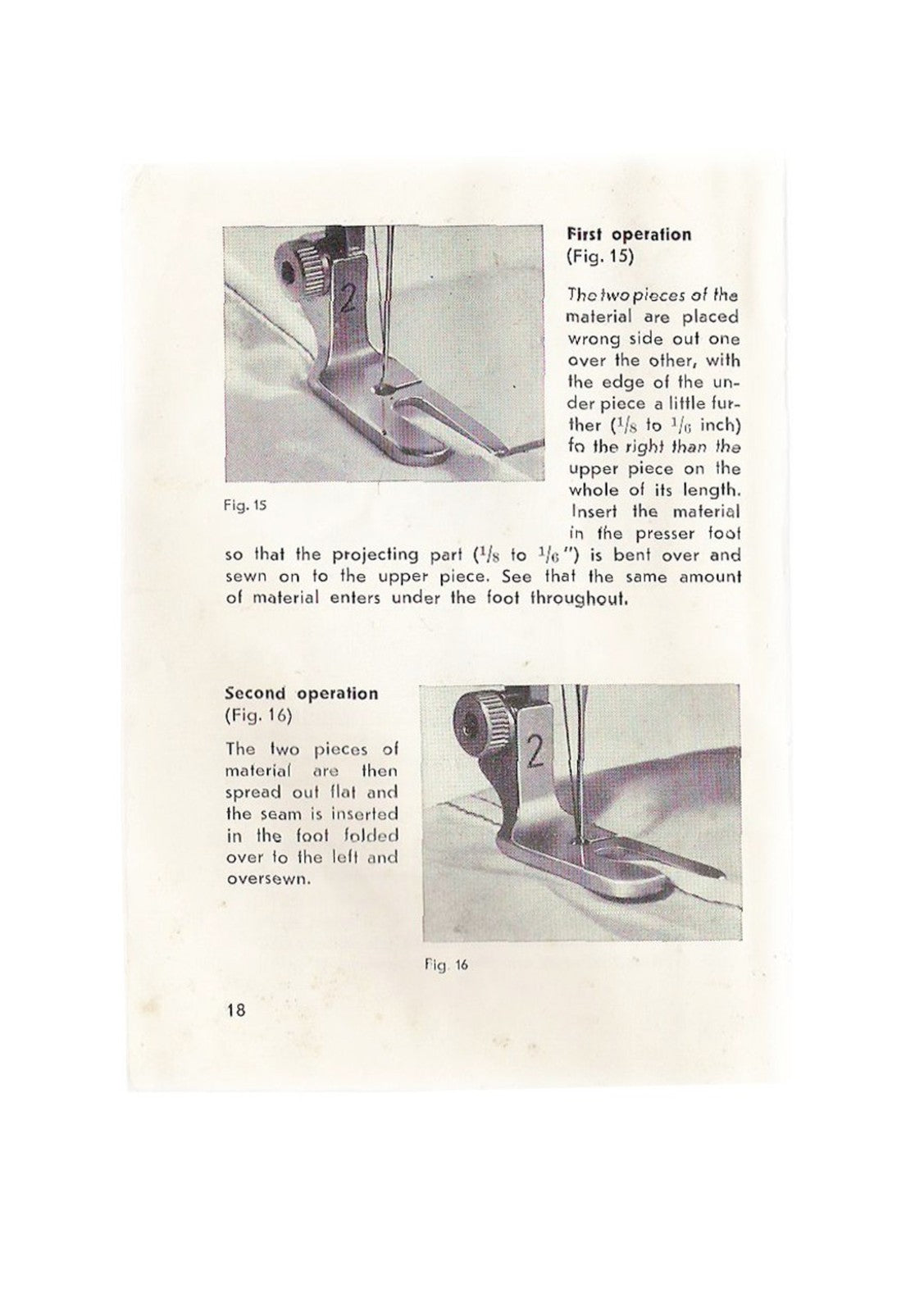 HELVETIA Portable Sewing Machine Instruction Book Manual - WIRE BOUND - COVERS